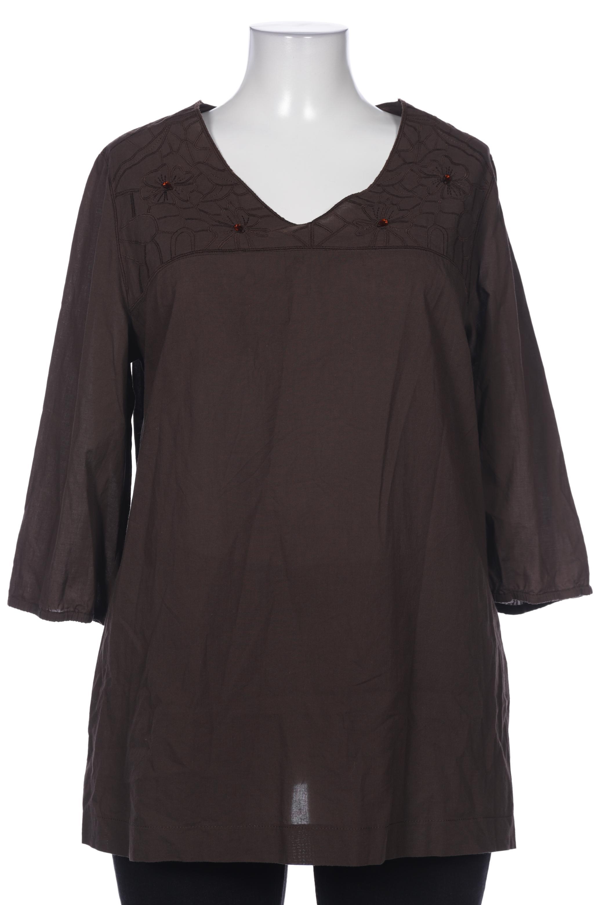 

Ulla Popken Damen Bluse, braun, Gr. 42