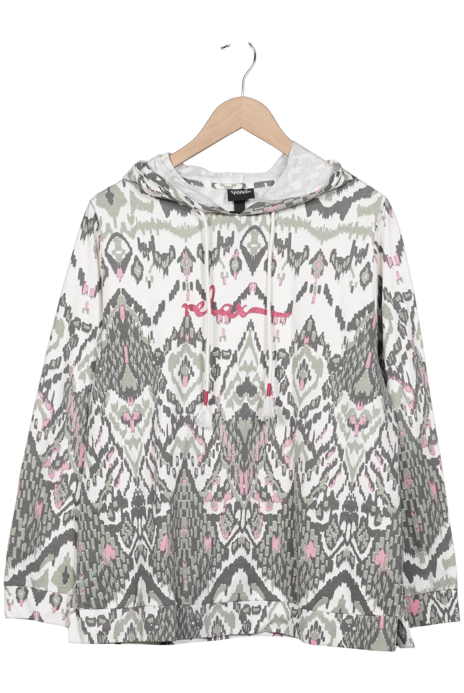 

Ulla Popken Damen Kapuzenpullover, hellgrün, Gr. 42