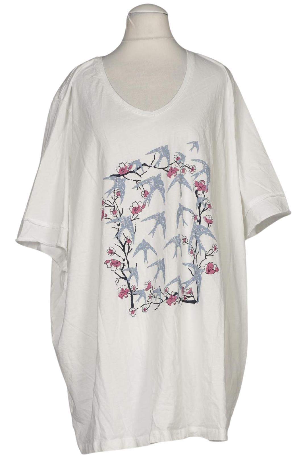 

Ulla Popken Damen T-Shirt, weiß, Gr. 54