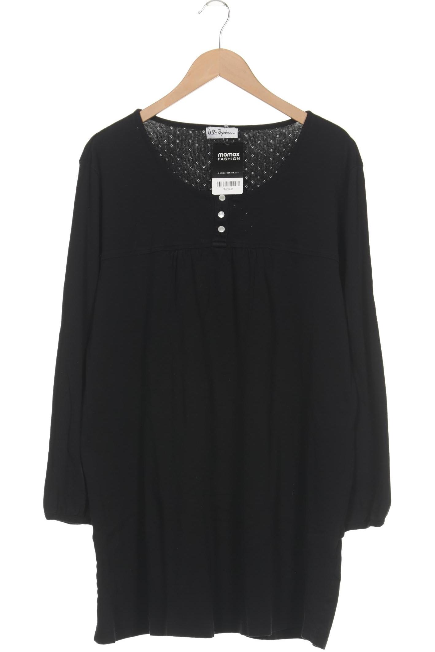 

Ulla Popken Damen Langarmshirt, schwarz, Gr. 46