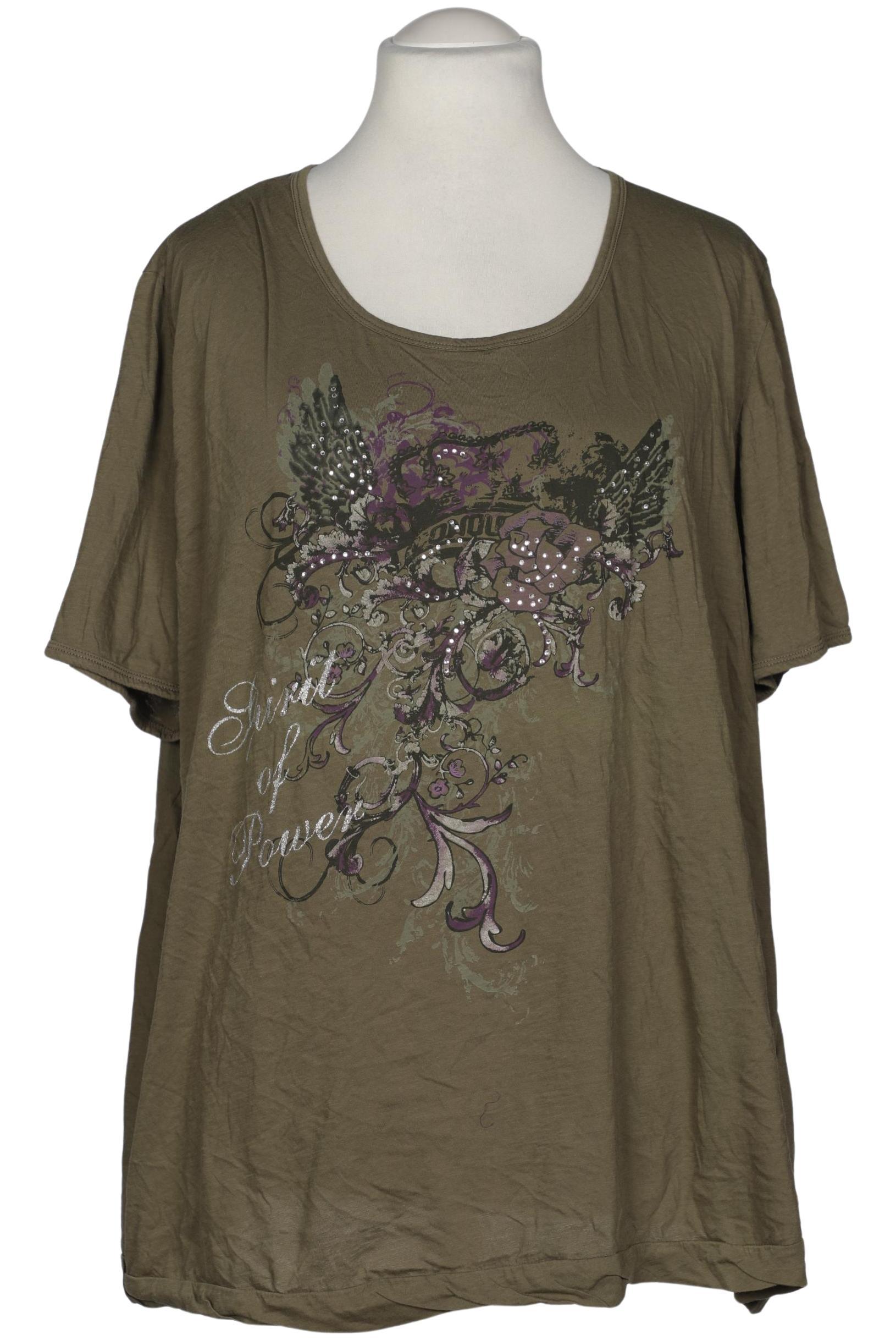 

Ulla Popken Damen T-Shirt, grün, Gr. 58