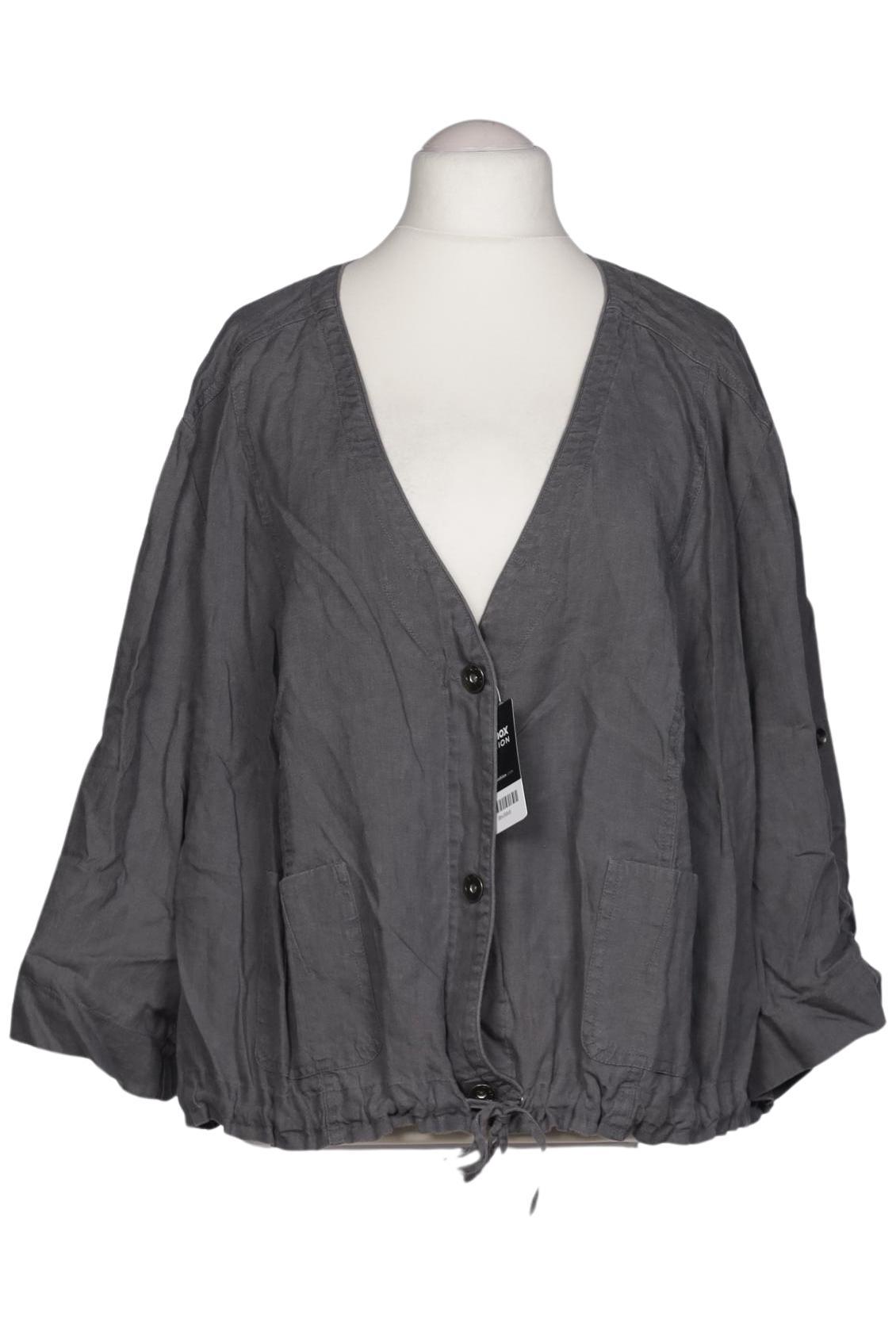 

Ulla Popken Damen Bluse, grau, Gr. 58