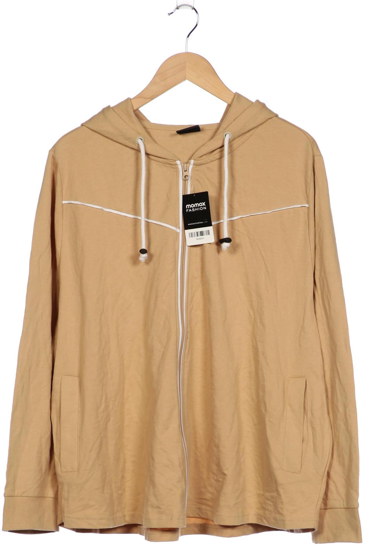 

Ulla Popken Damen Kapuzenpullover, beige, Gr. 46