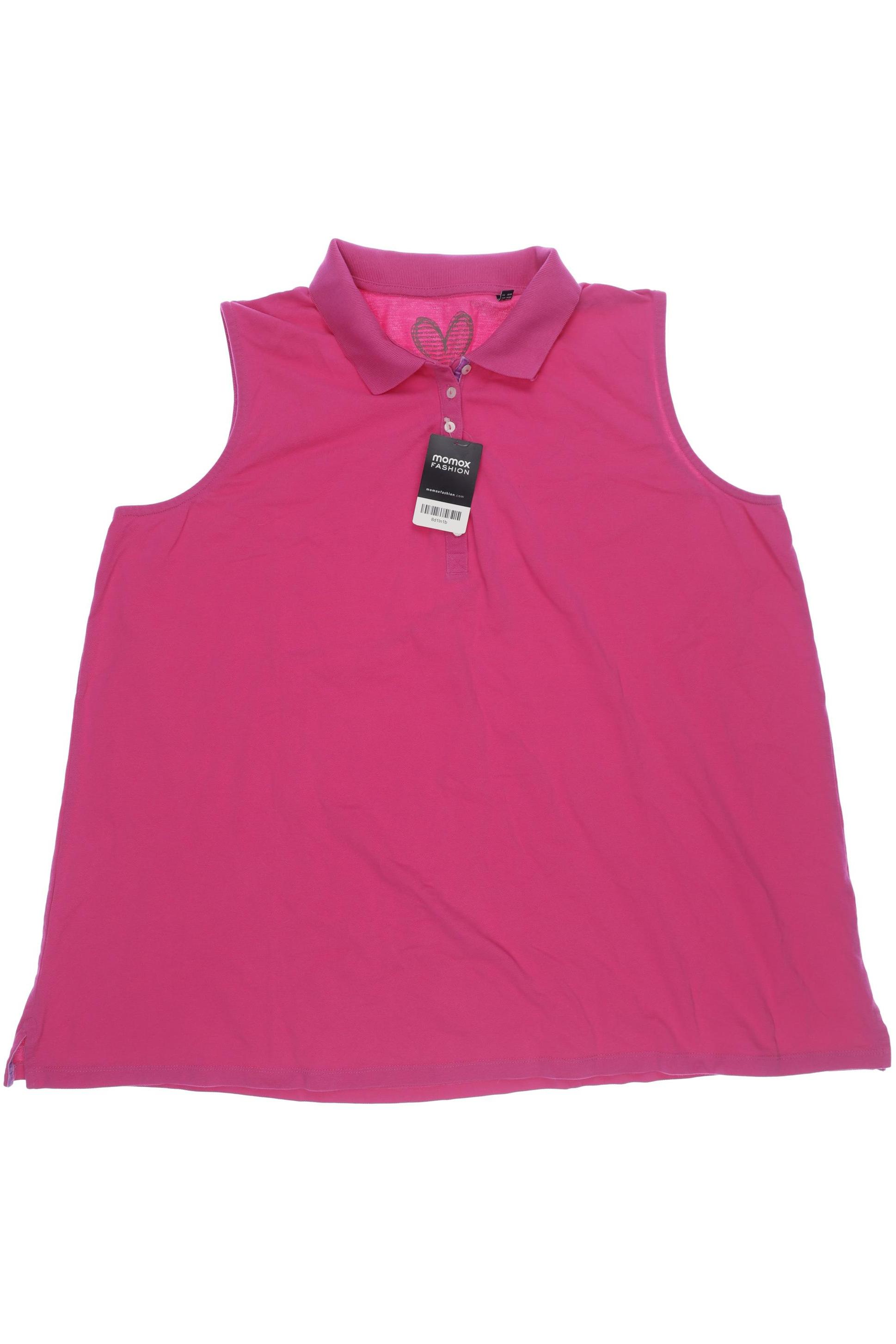 

Ulla Popken Damen Poloshirt, pink, Gr. 54