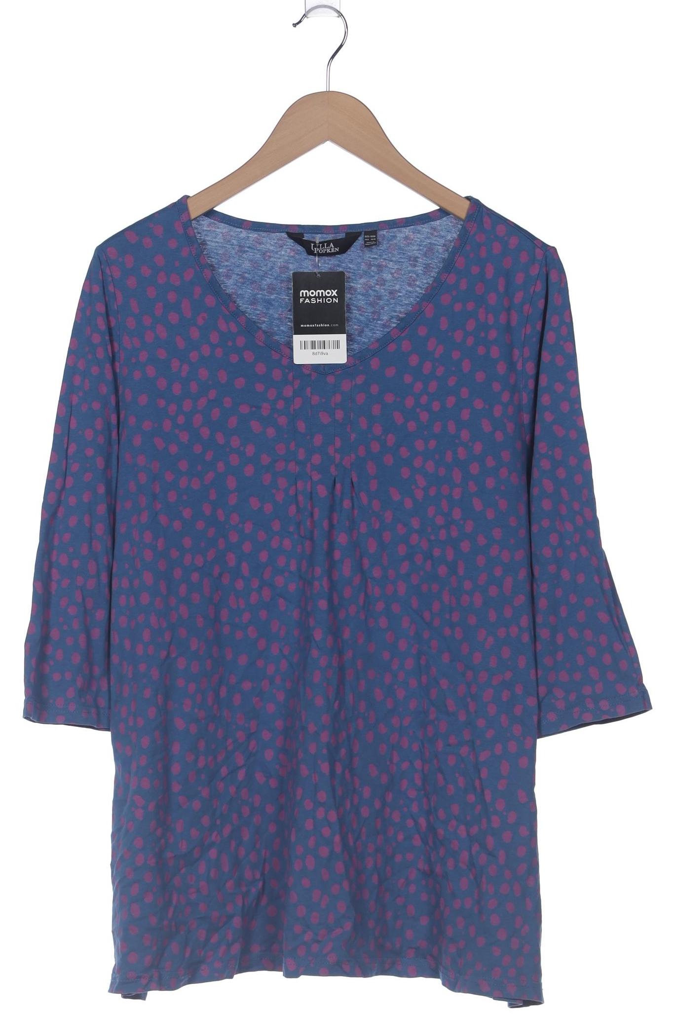 

Ulla Popken Damen Langarmshirt, blau, Gr. 46