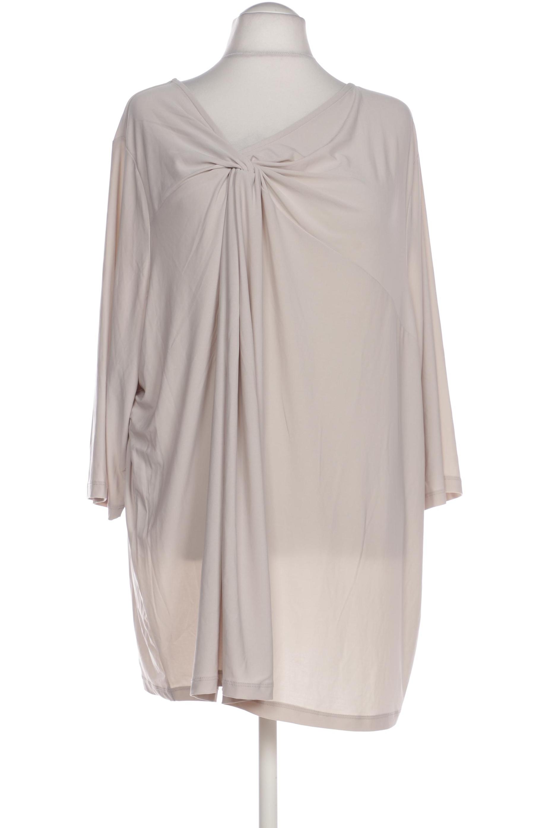 

Ulla Popken Damen Langarmshirt, beige, Gr. 58