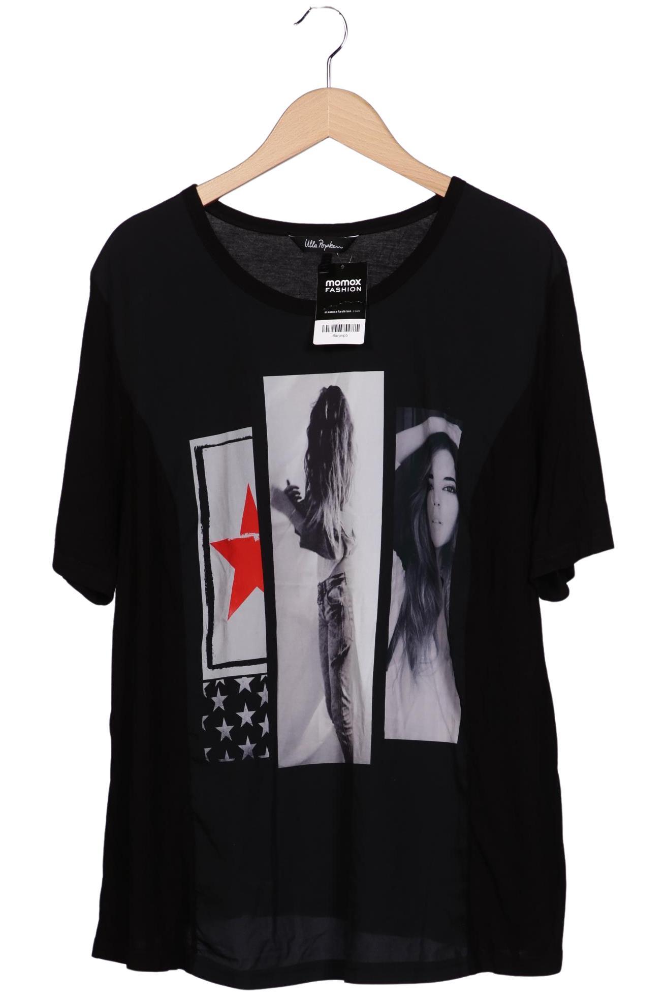 

Ulla Popken Damen T-Shirt, schwarz, Gr. 50