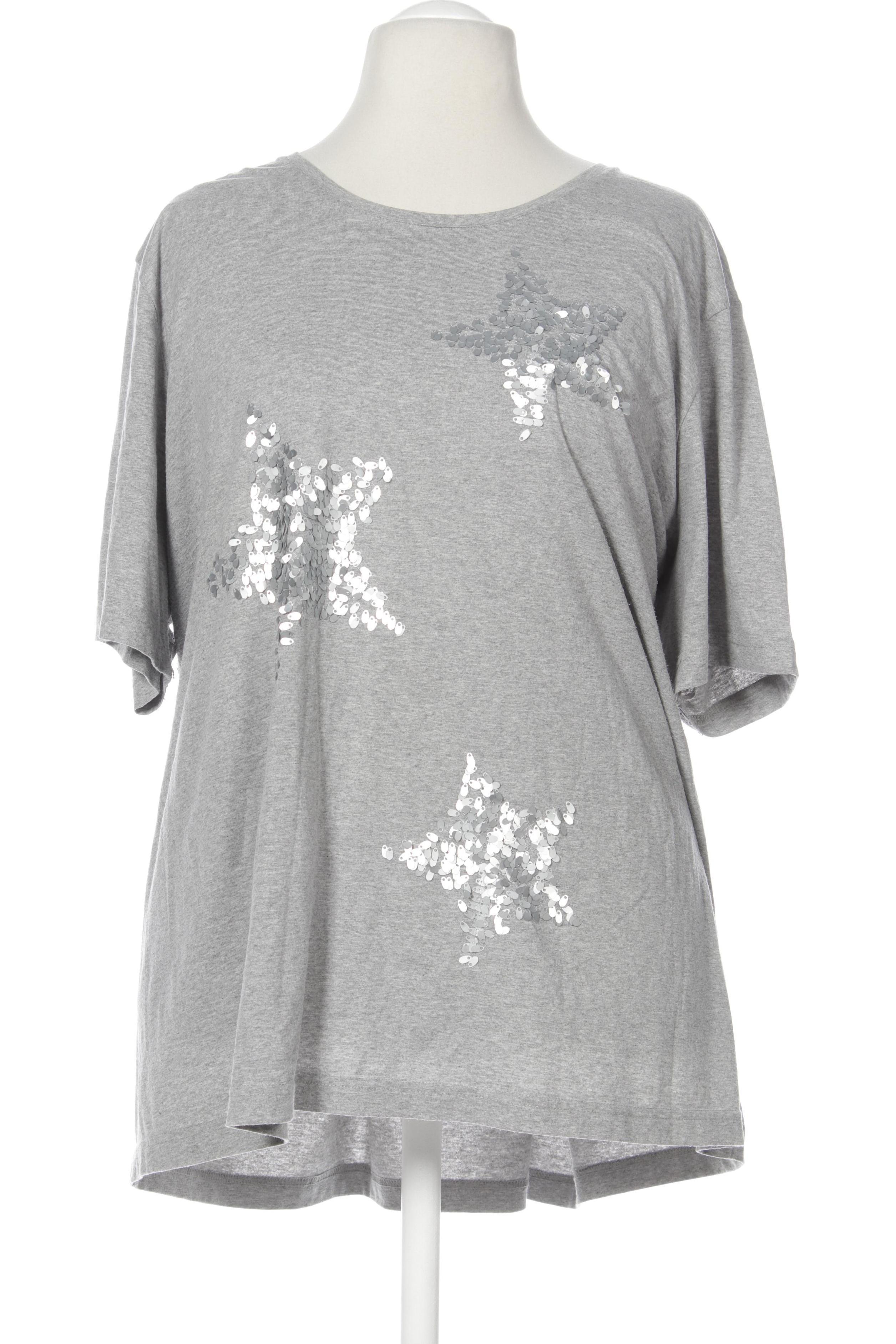 

Ulla Popken Damen T-Shirt, grau, Gr. 58