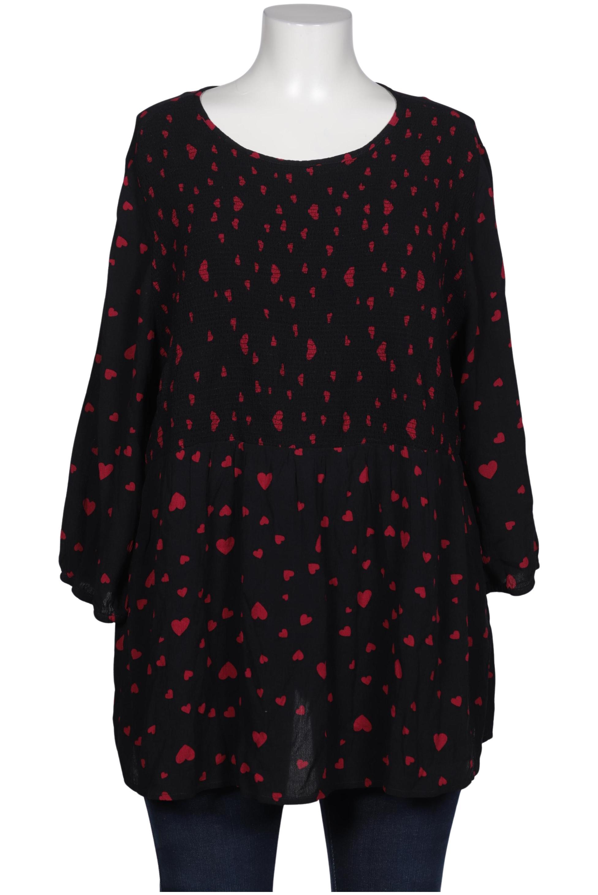 

Ulla Popken Damen Bluse, schwarz, Gr. 52