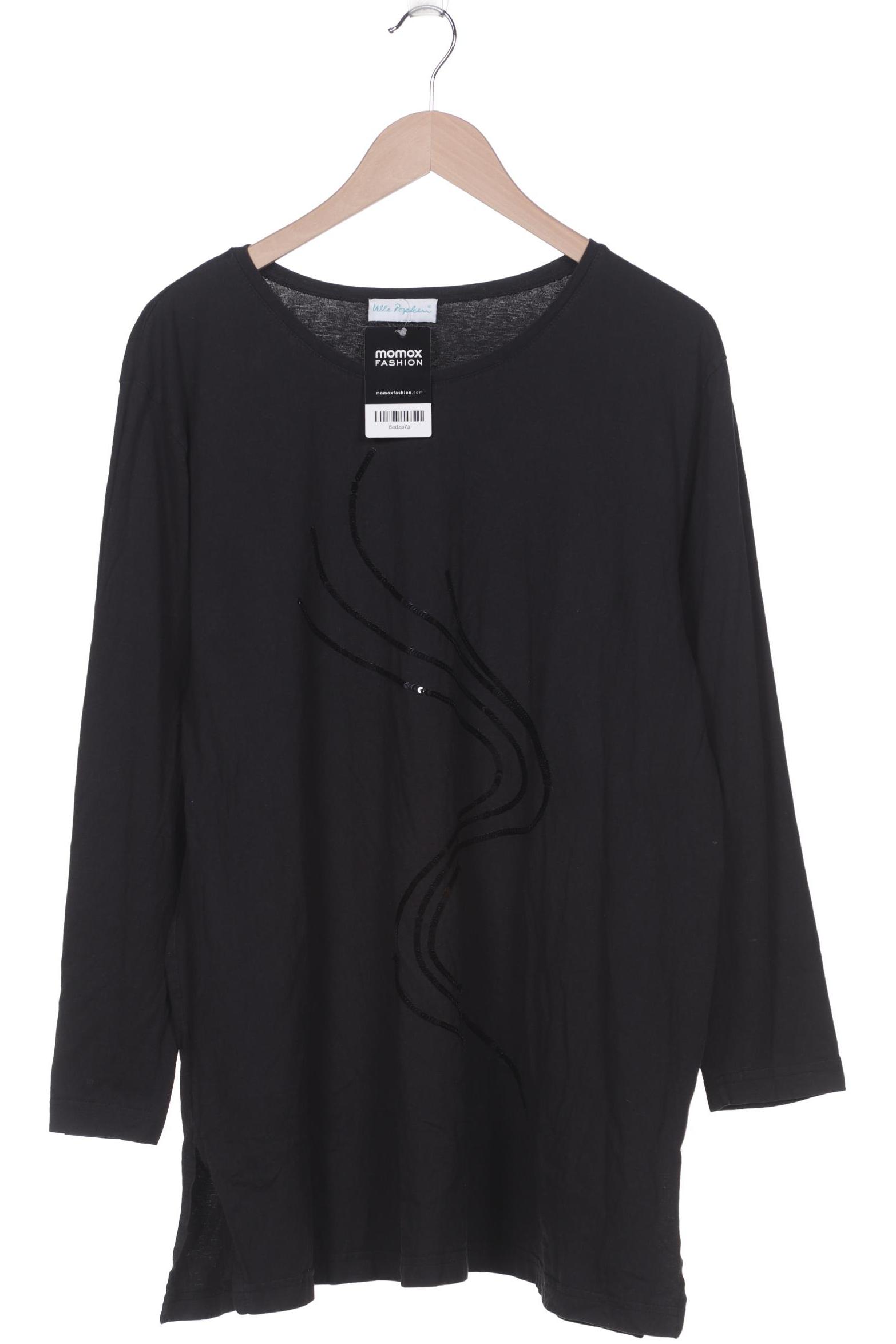 

Ulla Popken Damen Langarmshirt, schwarz