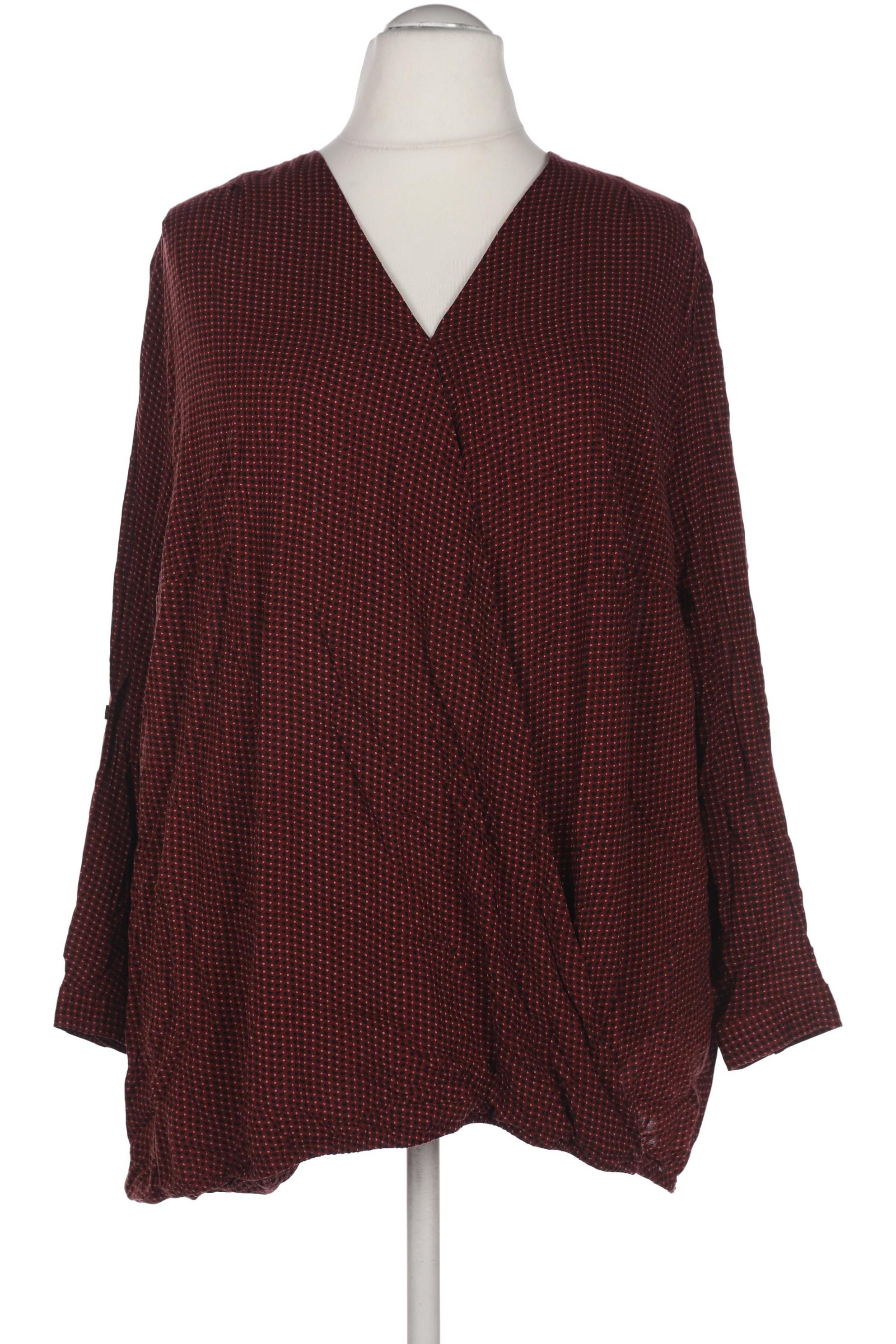 

Ulla Popken Damen Bluse, bordeaux, Gr. 24