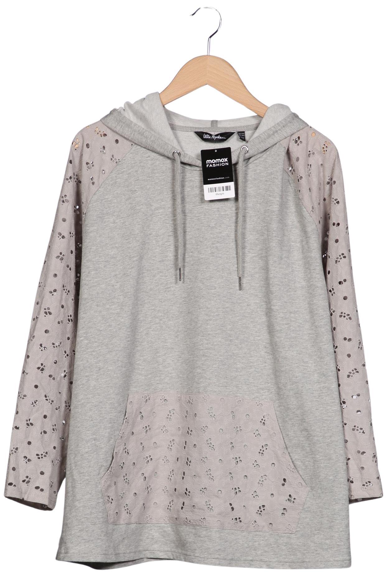 

Ulla Popken Damen Kapuzenpullover, grau, Gr. 50
