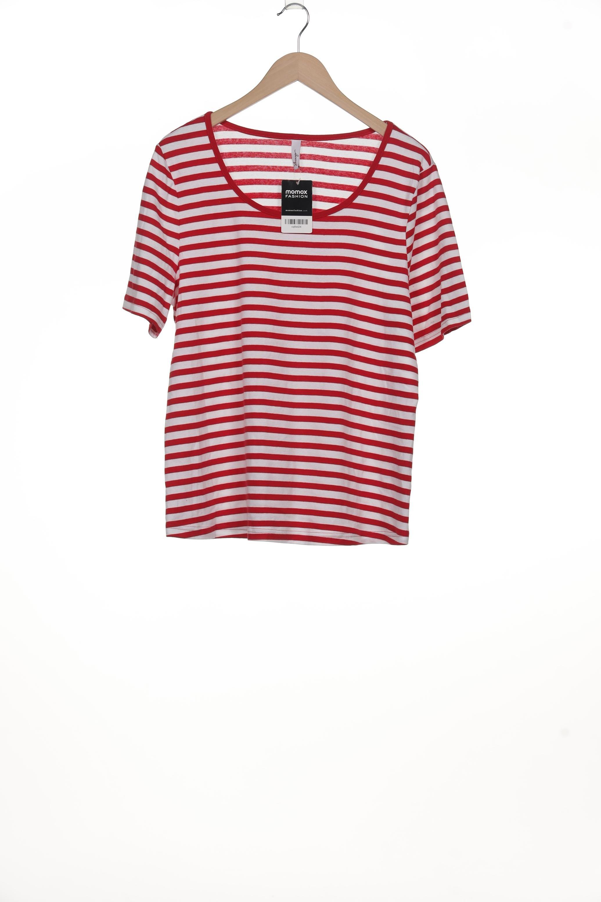 

Ulla Popken Damen Langarmshirt, rot, Gr. 44