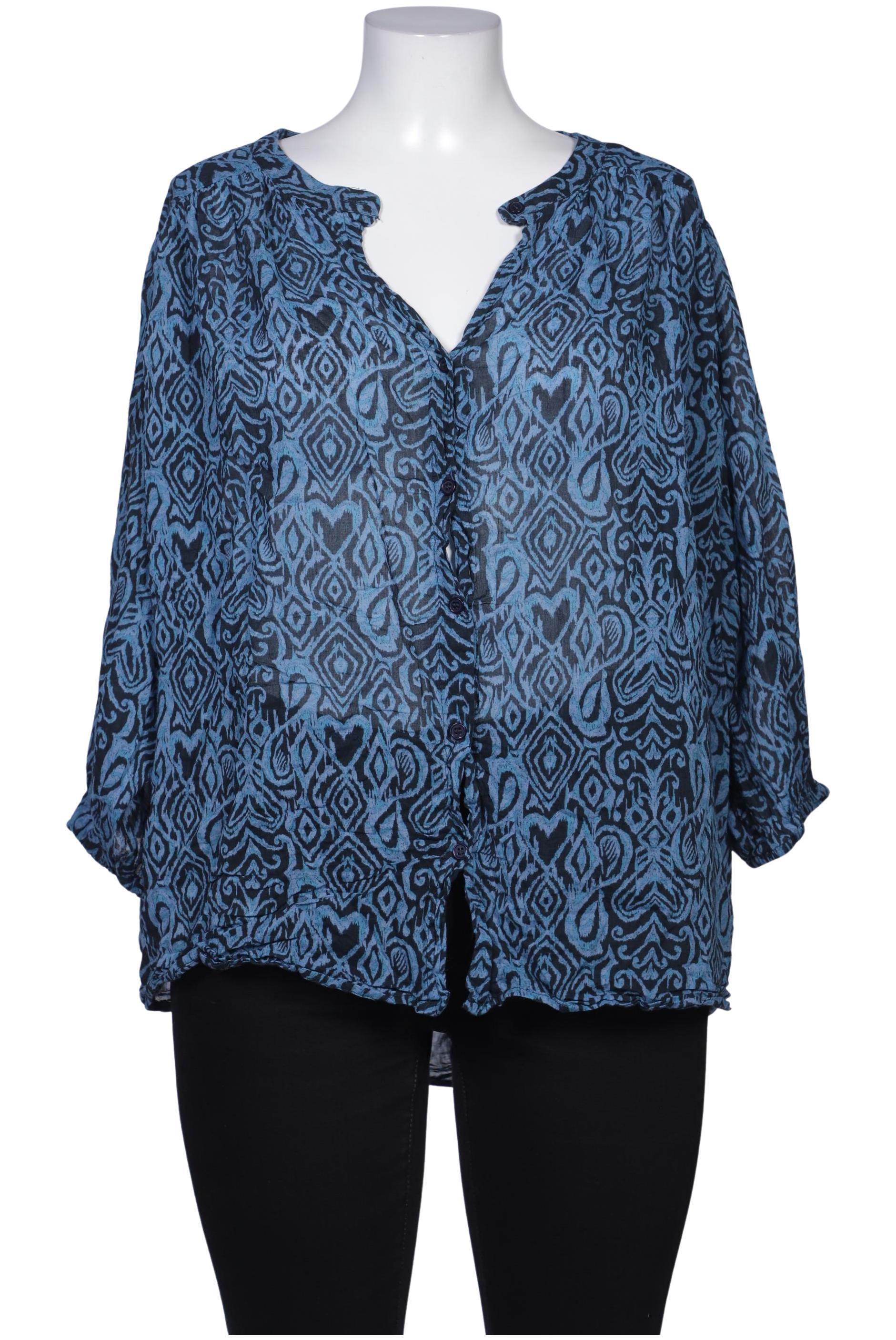 

Ulla Popken Damen Bluse, blau, Gr. 50