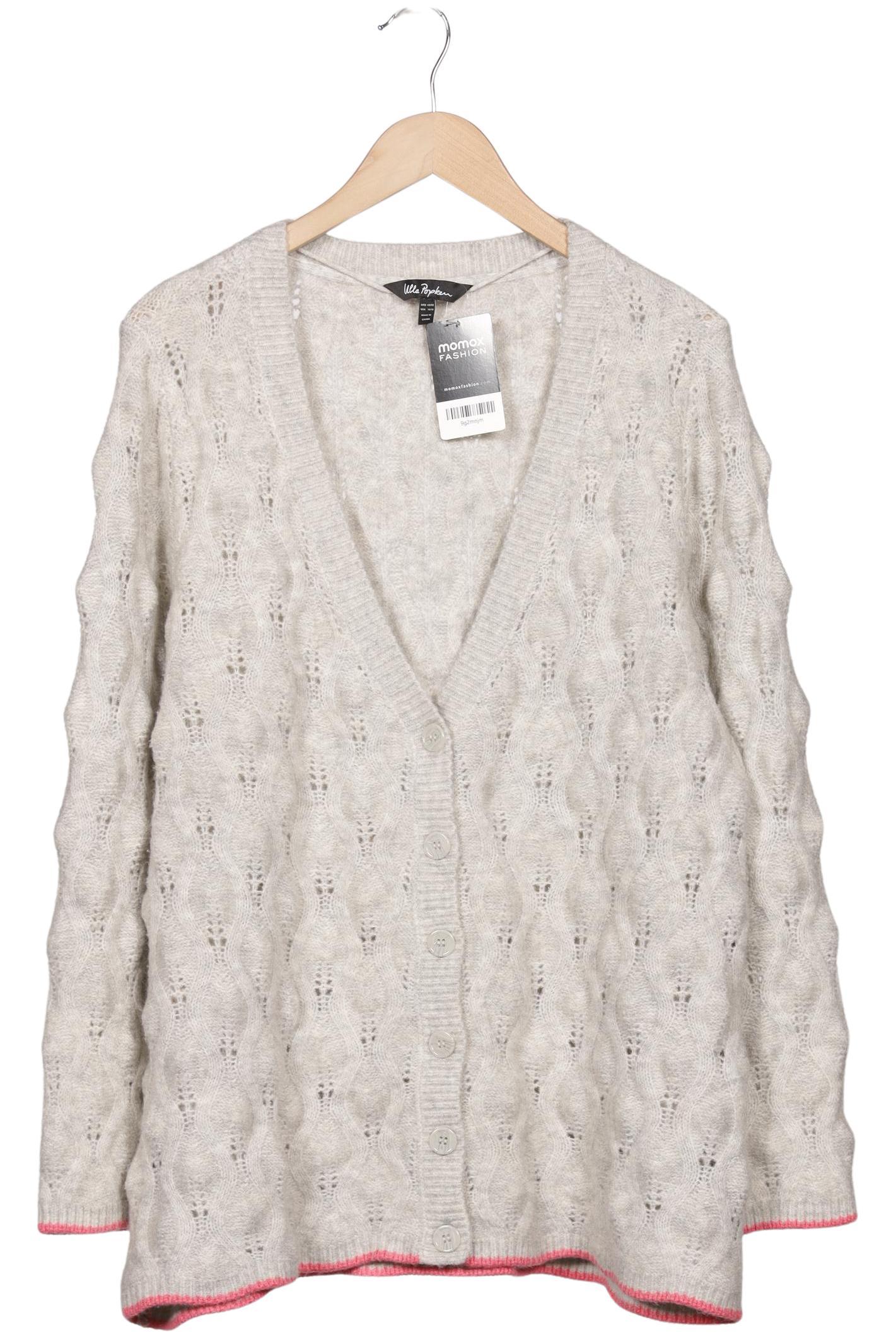 

Ulla Popken Damen Strickjacke, grau, Gr. 46