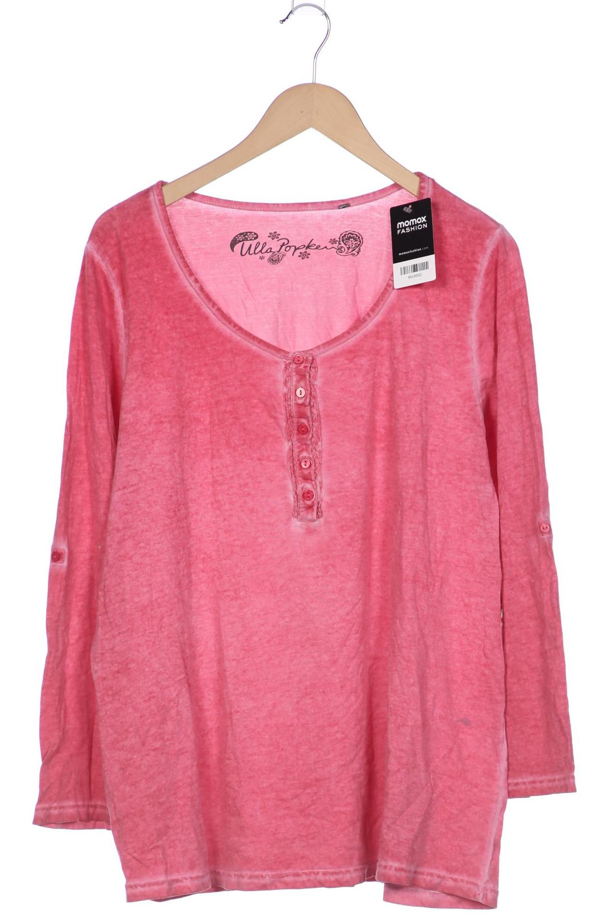 

Ulla Popken Damen Langarmshirt, pink, Gr. 46