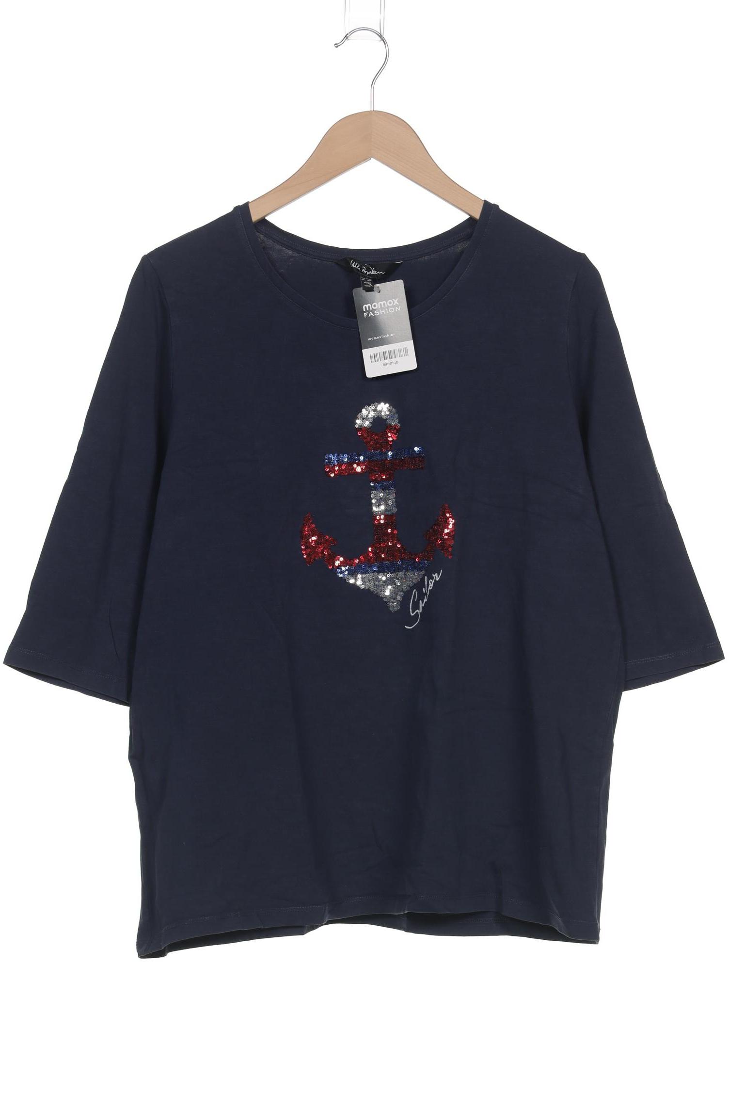 

Ulla Popken Damen T-Shirt, marineblau, Gr. 46