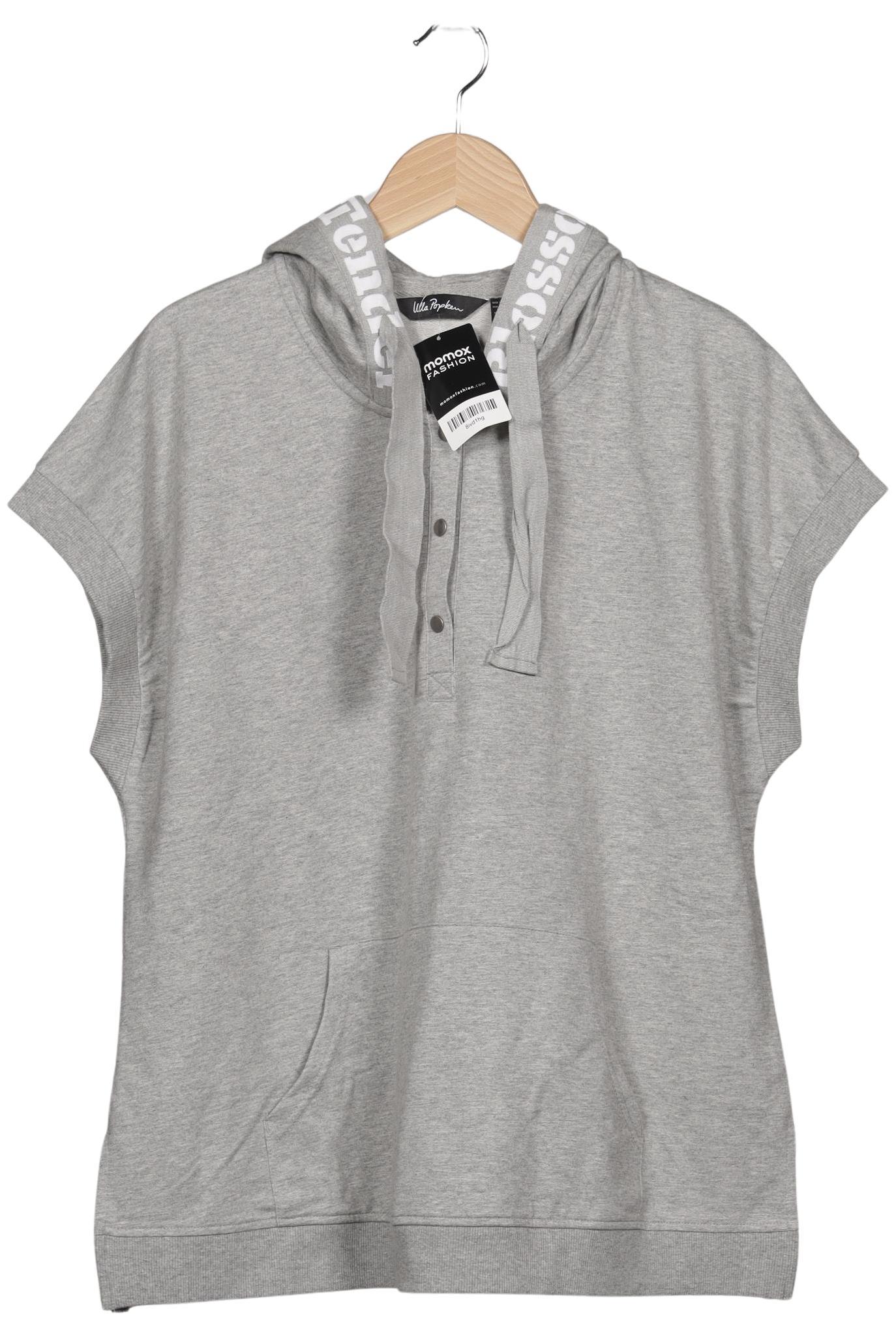 

Ulla Popken Damen Kapuzenpullover, grau, Gr. 46