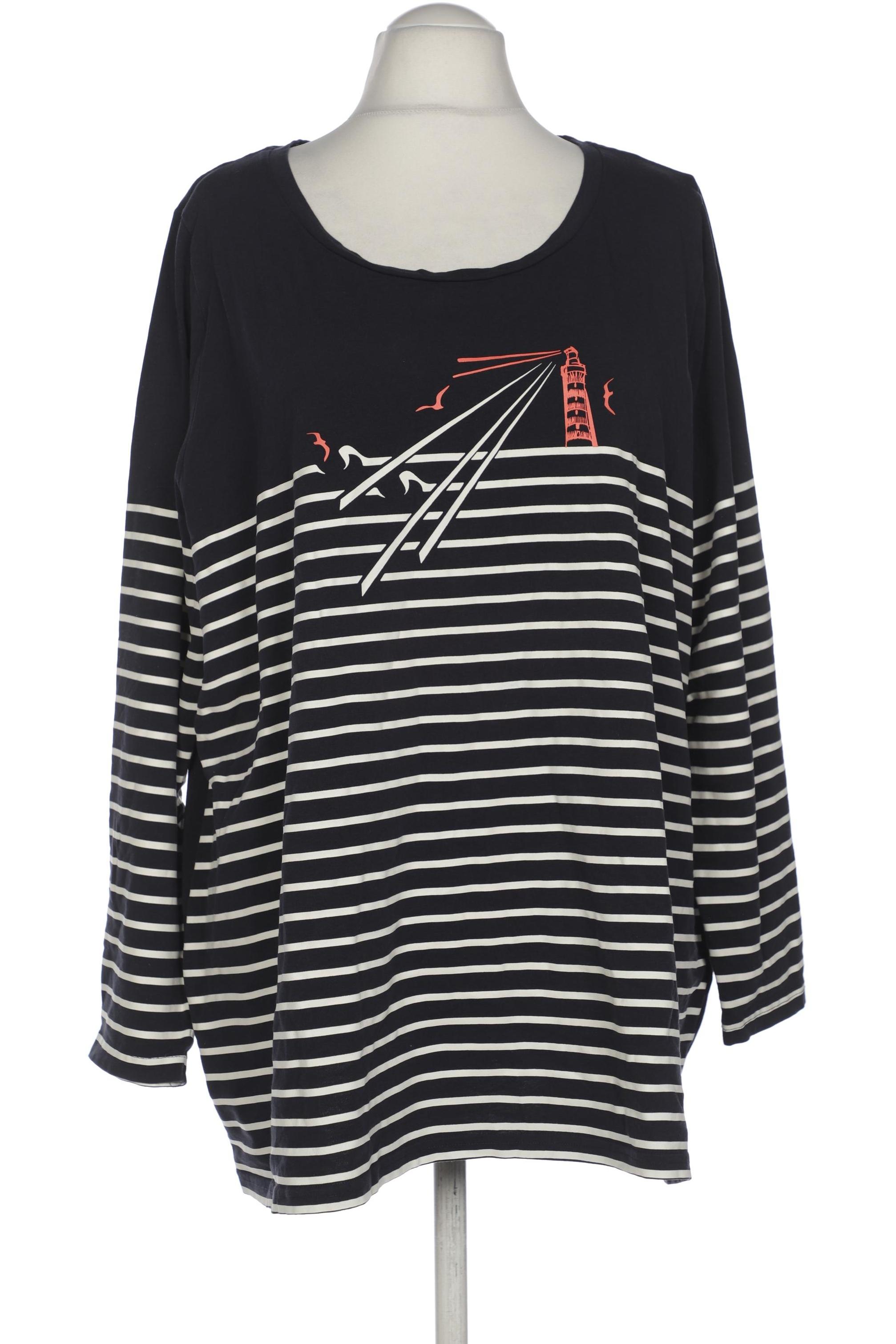 

Ulla Popken Damen Langarmshirt, marineblau, Gr. 54