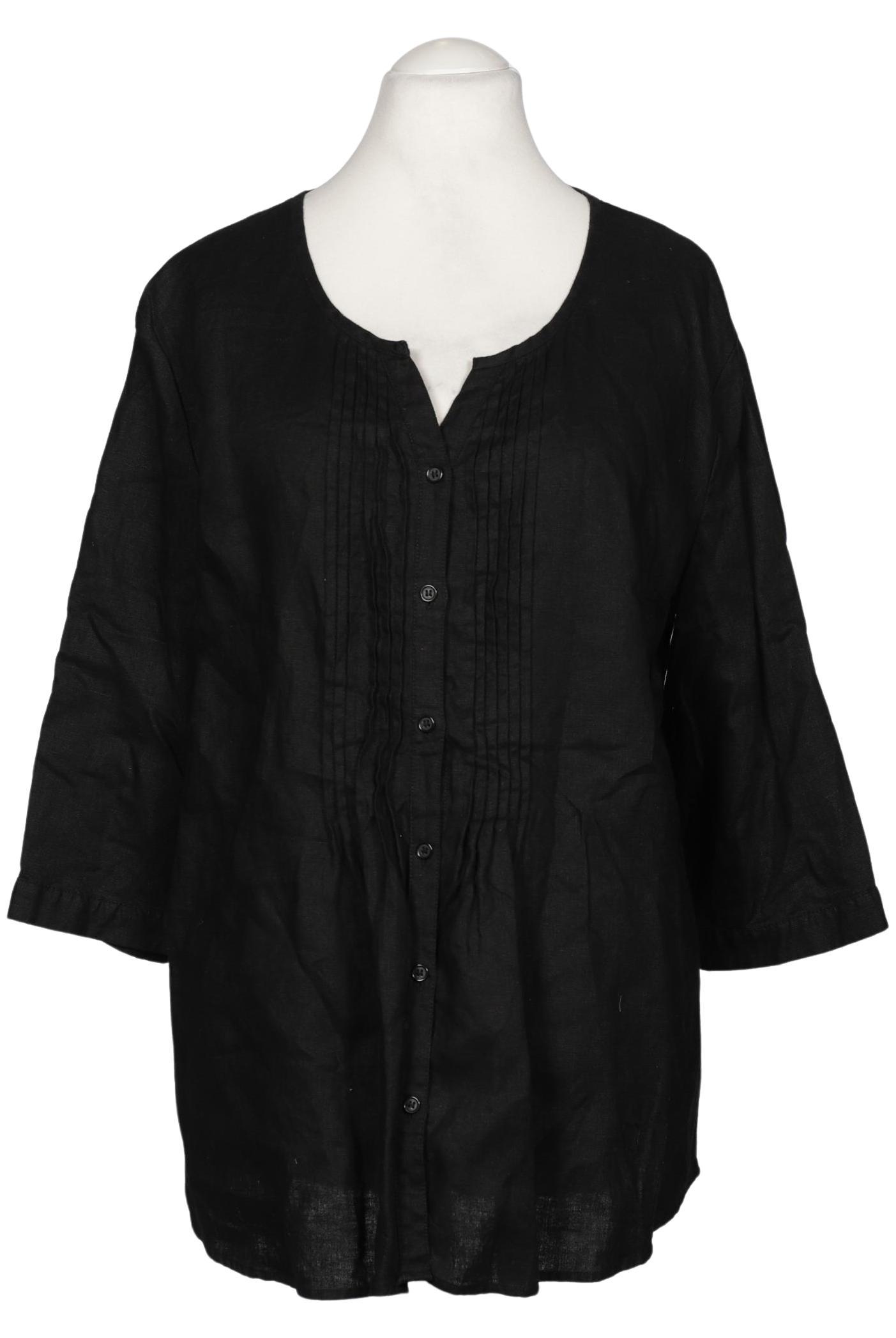 

Ulla Popken Damen Bluse, schwarz, Gr. 46