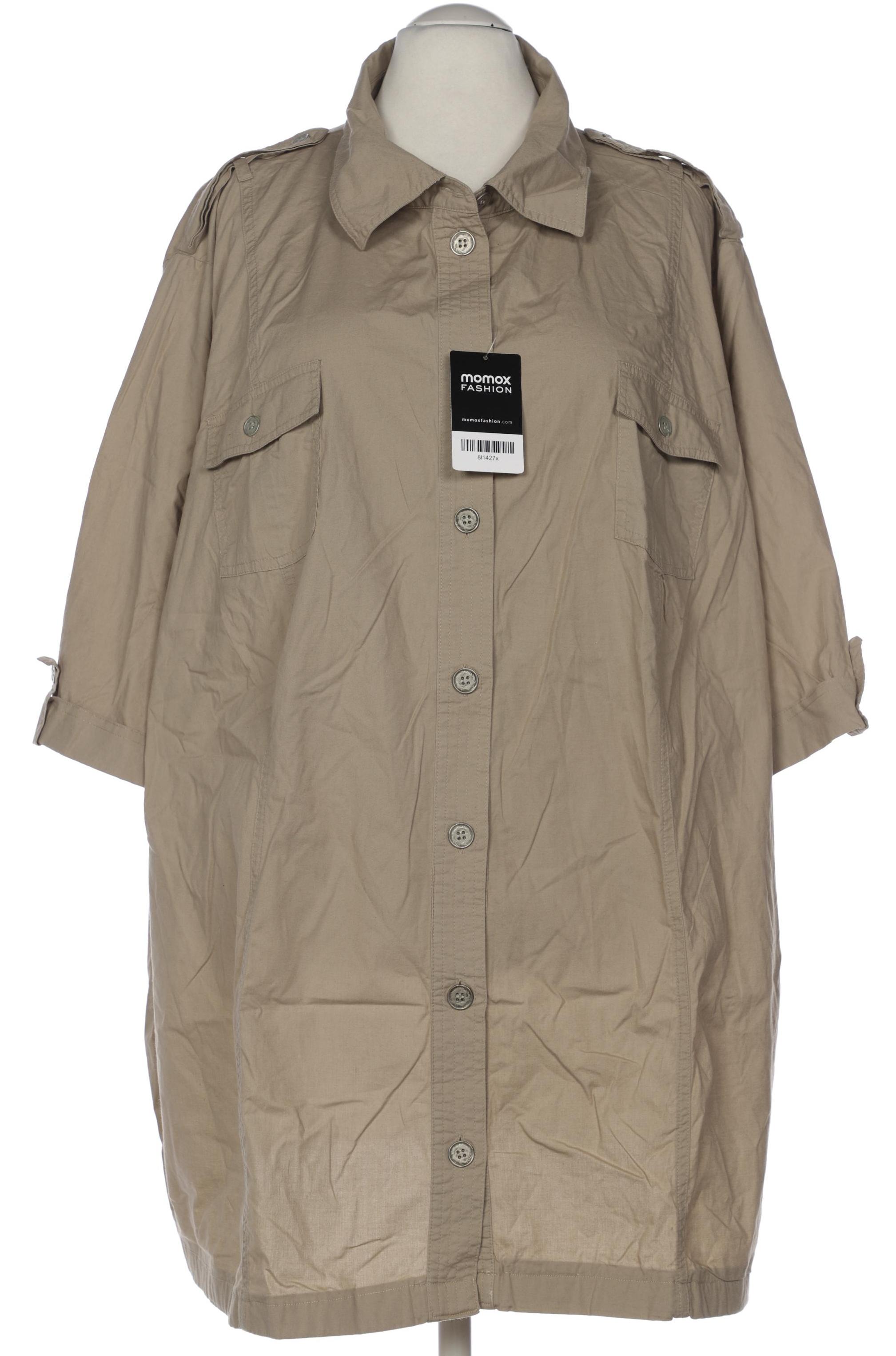 

Ulla Popken Damen Bluse, beige, Gr. 56