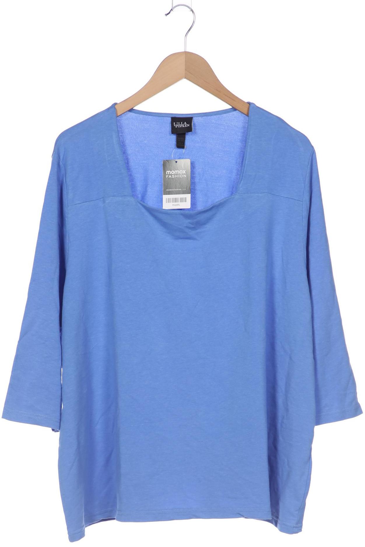 

Ulla Popken Damen Langarmshirt, blau, Gr. 50