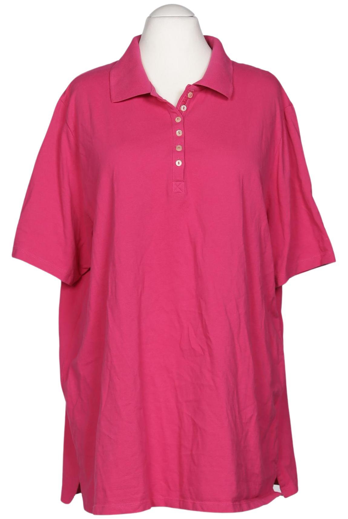 

Ulla Popken Damen Poloshirt, pink, Gr. 54