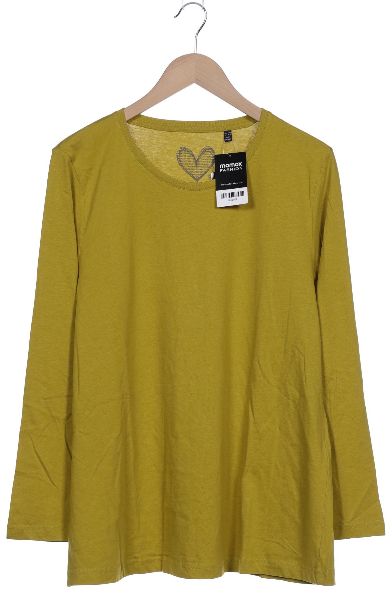 

Ulla Popken Damen Langarmshirt, grün, Gr. 46