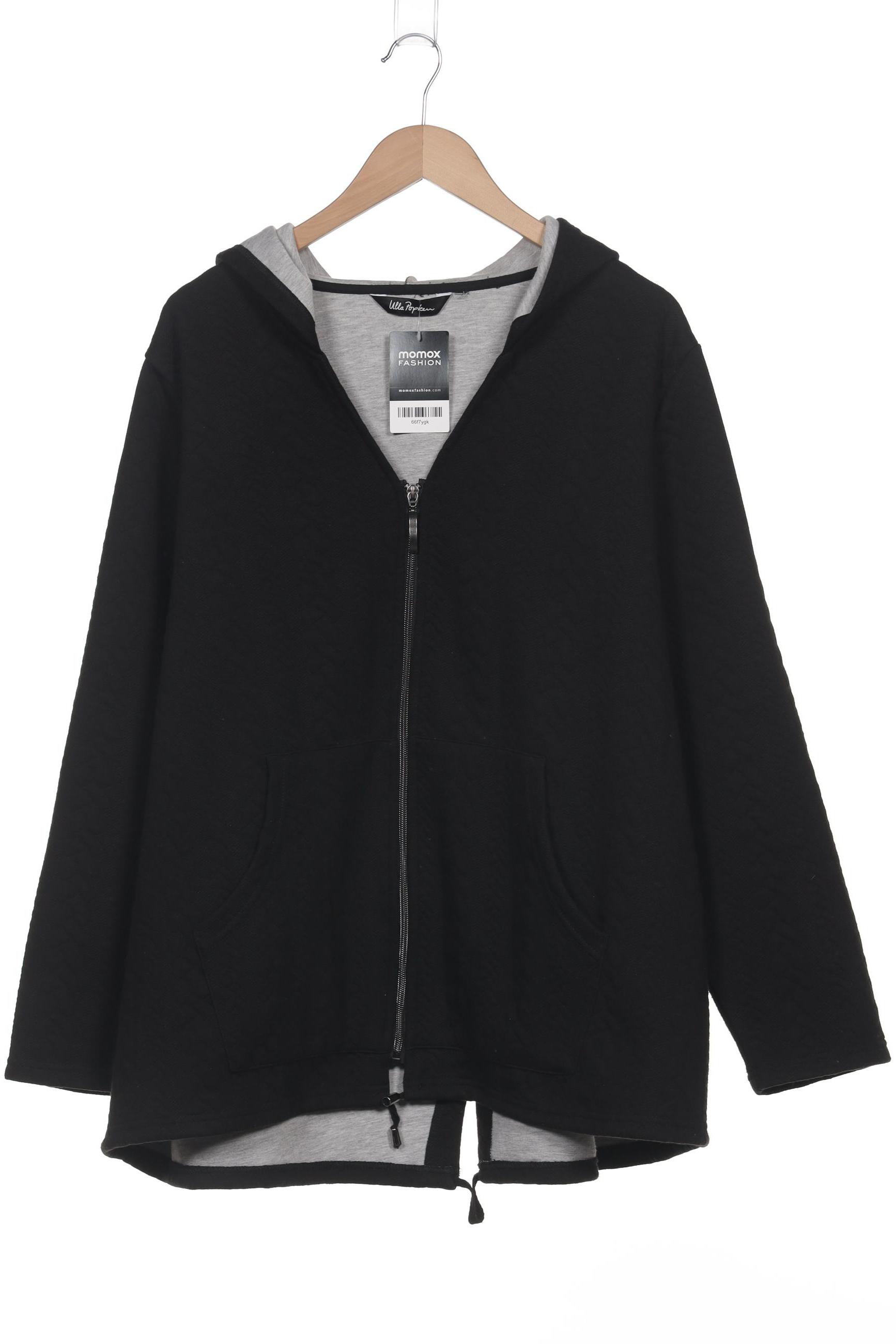 

Ulla Popken Damen Kapuzenpullover, schwarz, Gr. 52