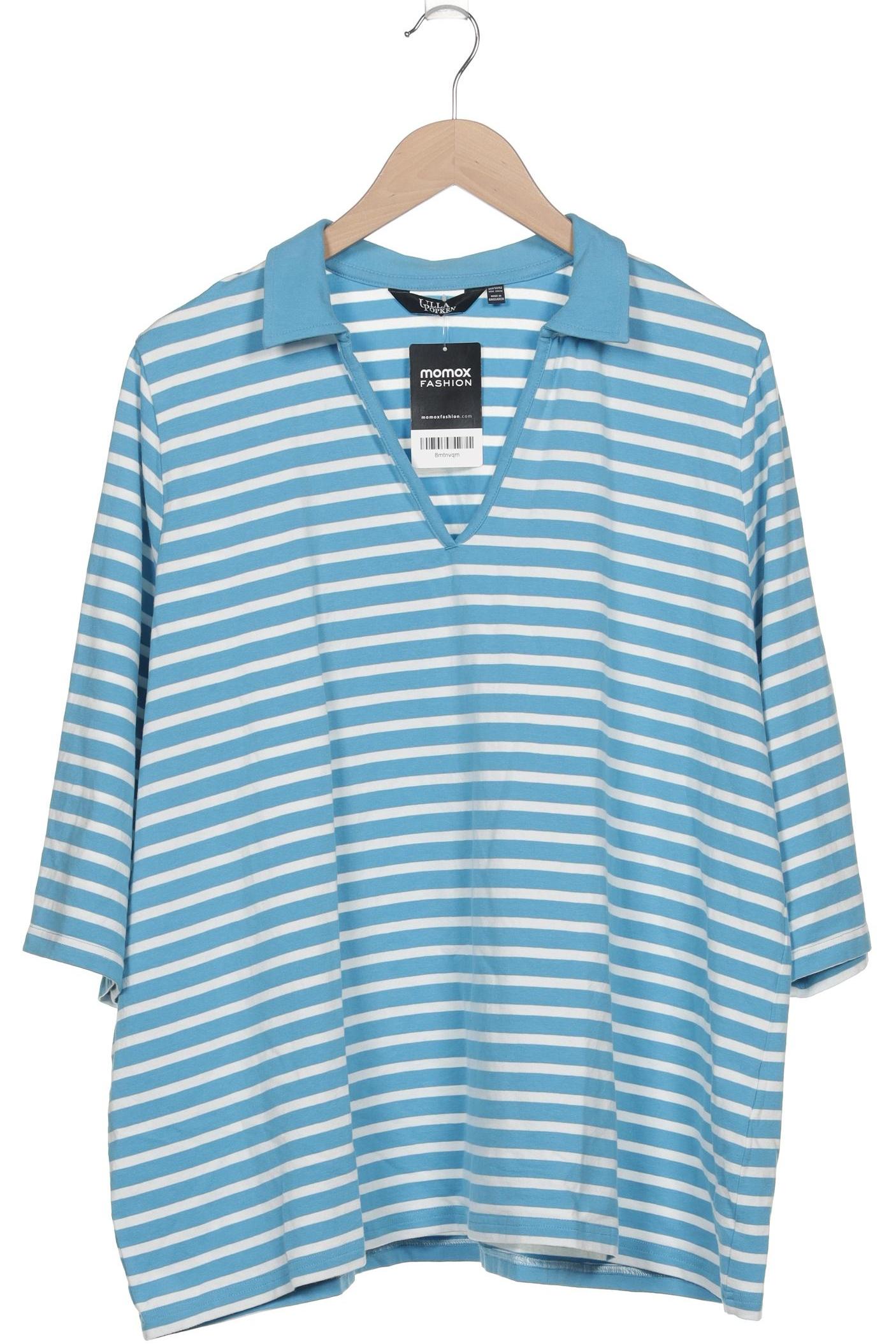 

Ulla Popken Damen Poloshirt, blau, Gr. 50