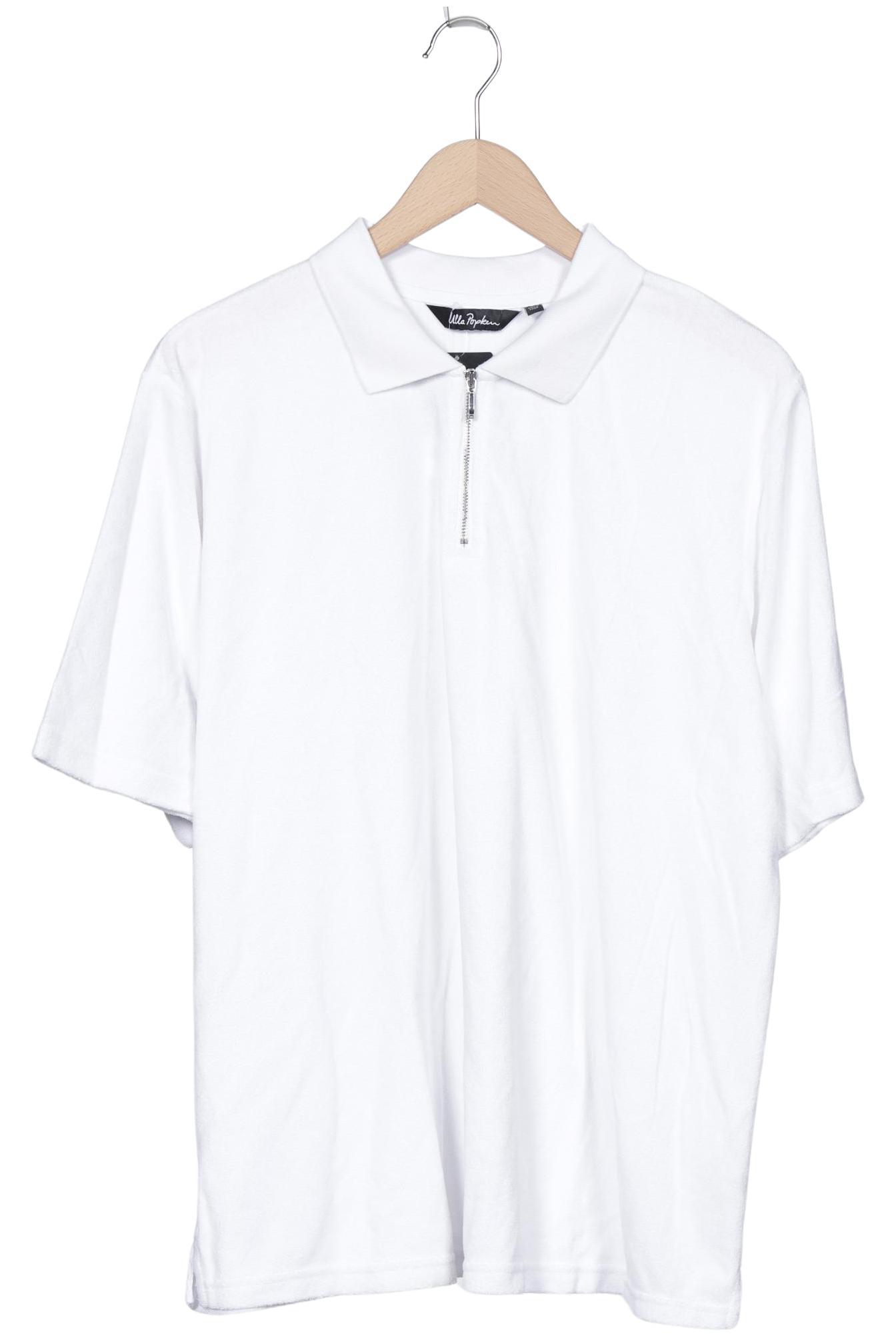 

Ulla Popken Damen Poloshirt, weiß, Gr. 46