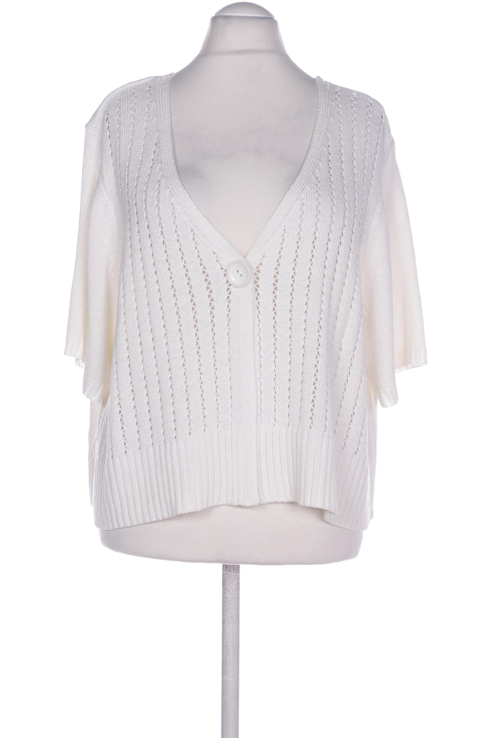 

Ulla Popken Damen Strickjacke, weiß