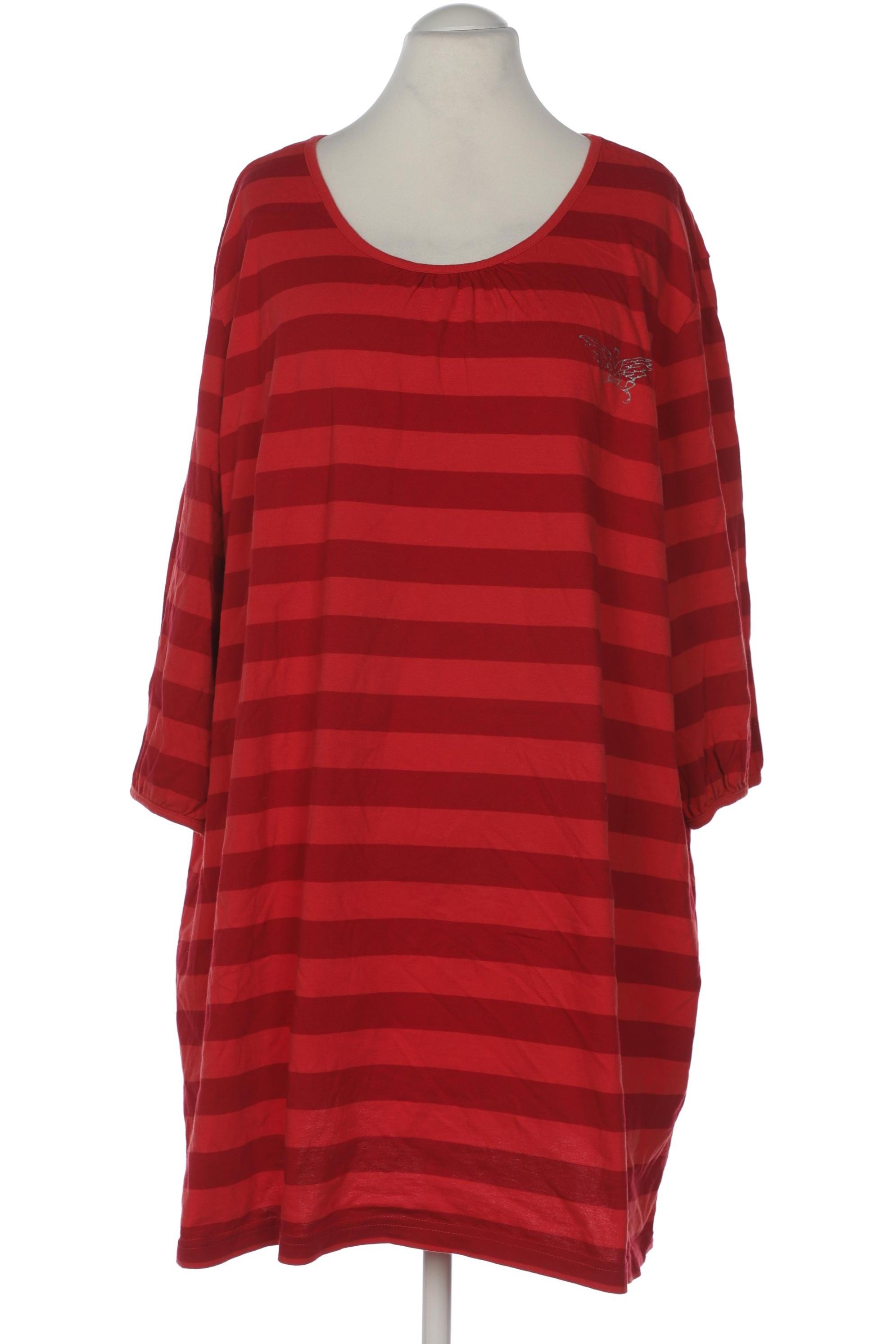 

Ulla Popken Damen Langarmshirt, rot, Gr. 54