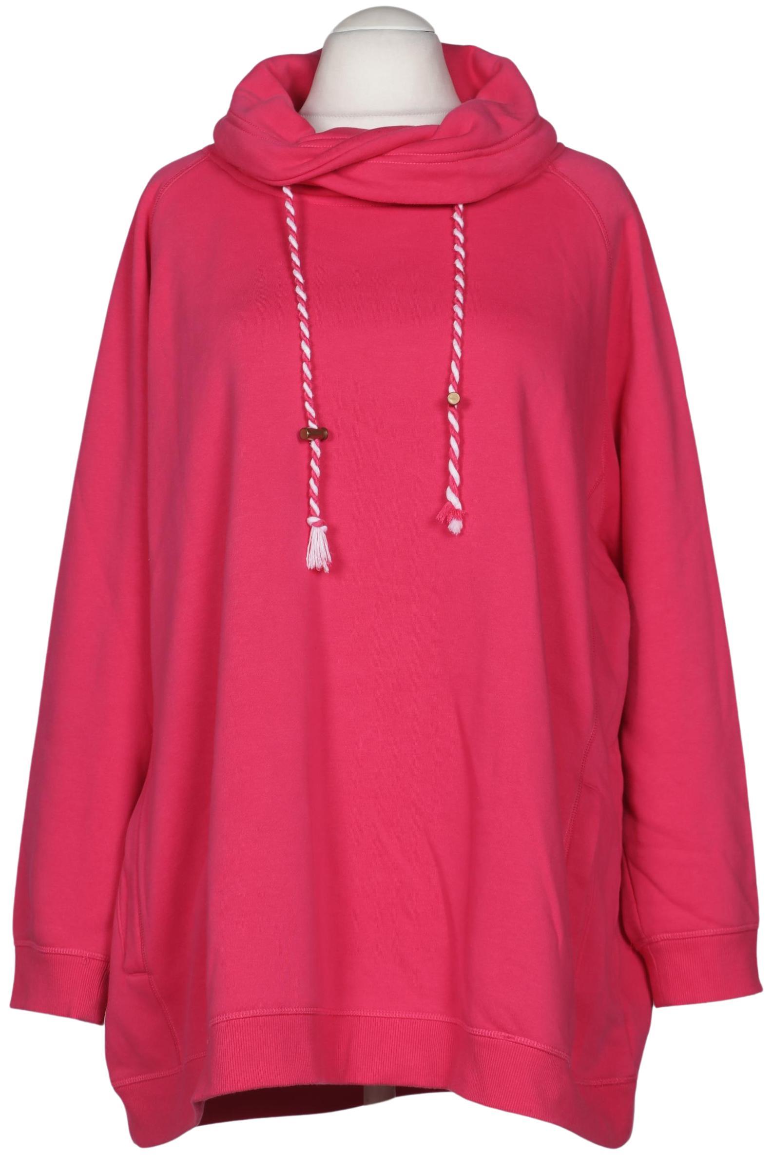 

Ulla Popken Damen Kapuzenpullover, pink, Gr. 54