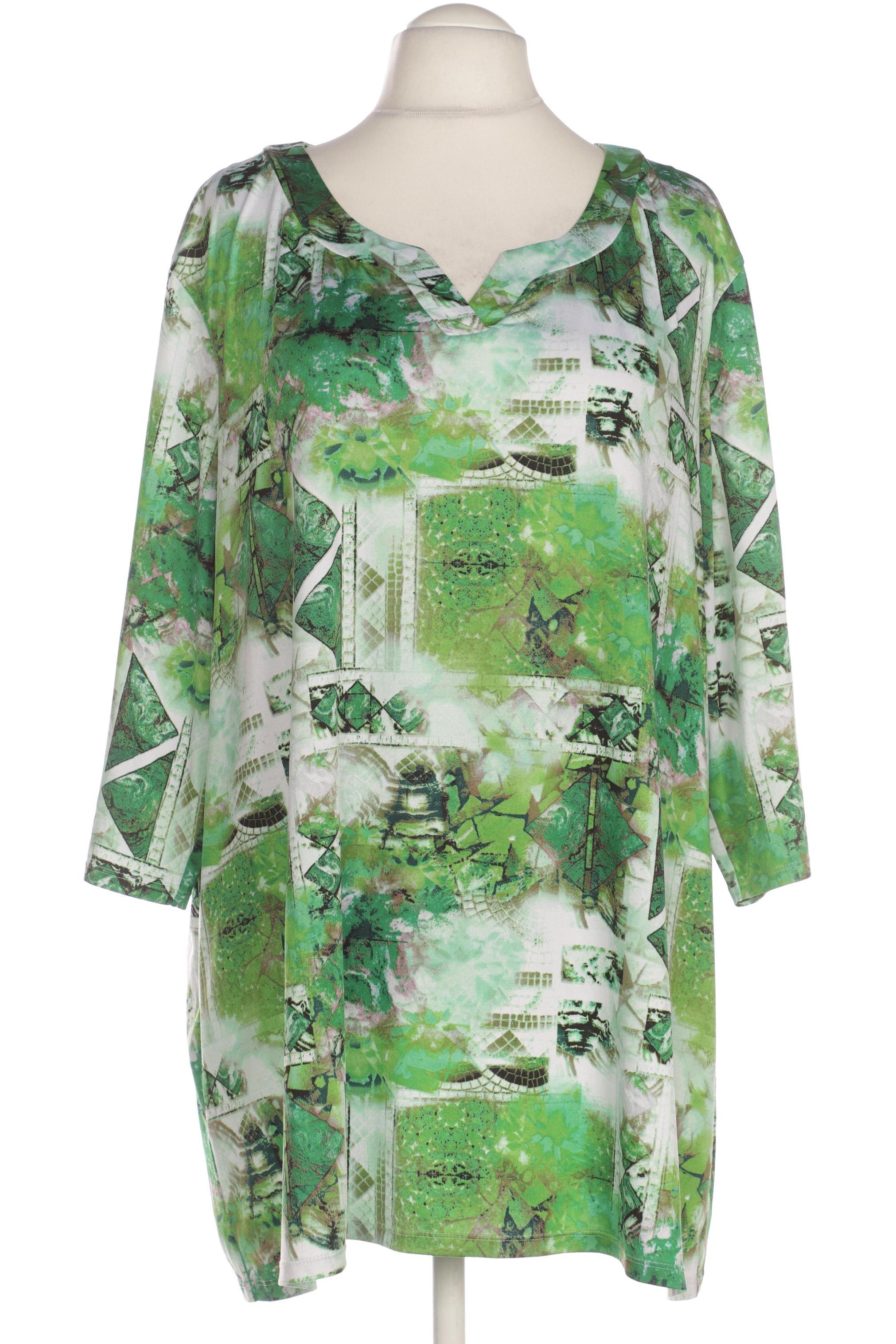 

Ulla Popken Damen Langarmshirt, grün, Gr. 56
