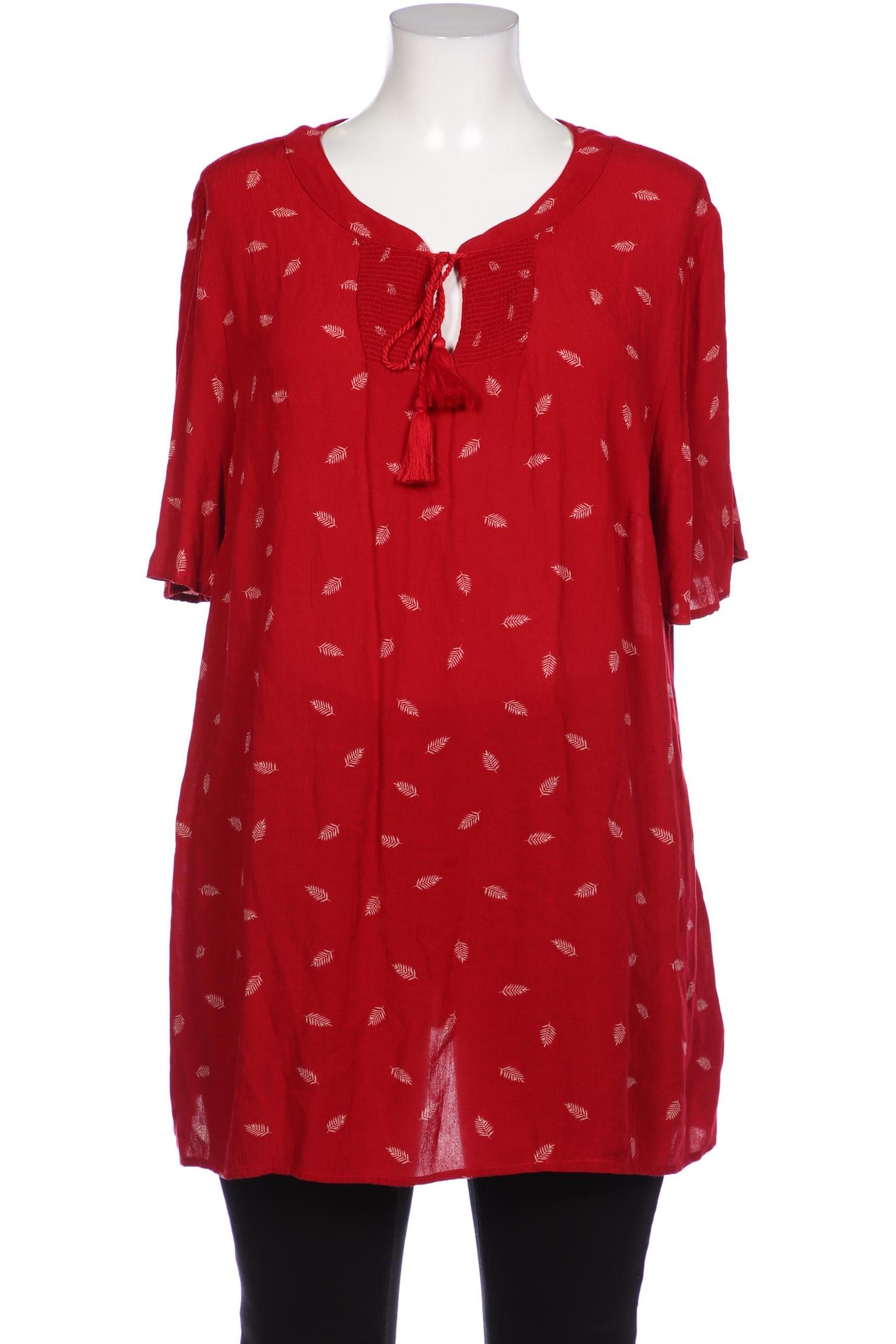

Ulla Popken Damen Bluse, rot, Gr. 46