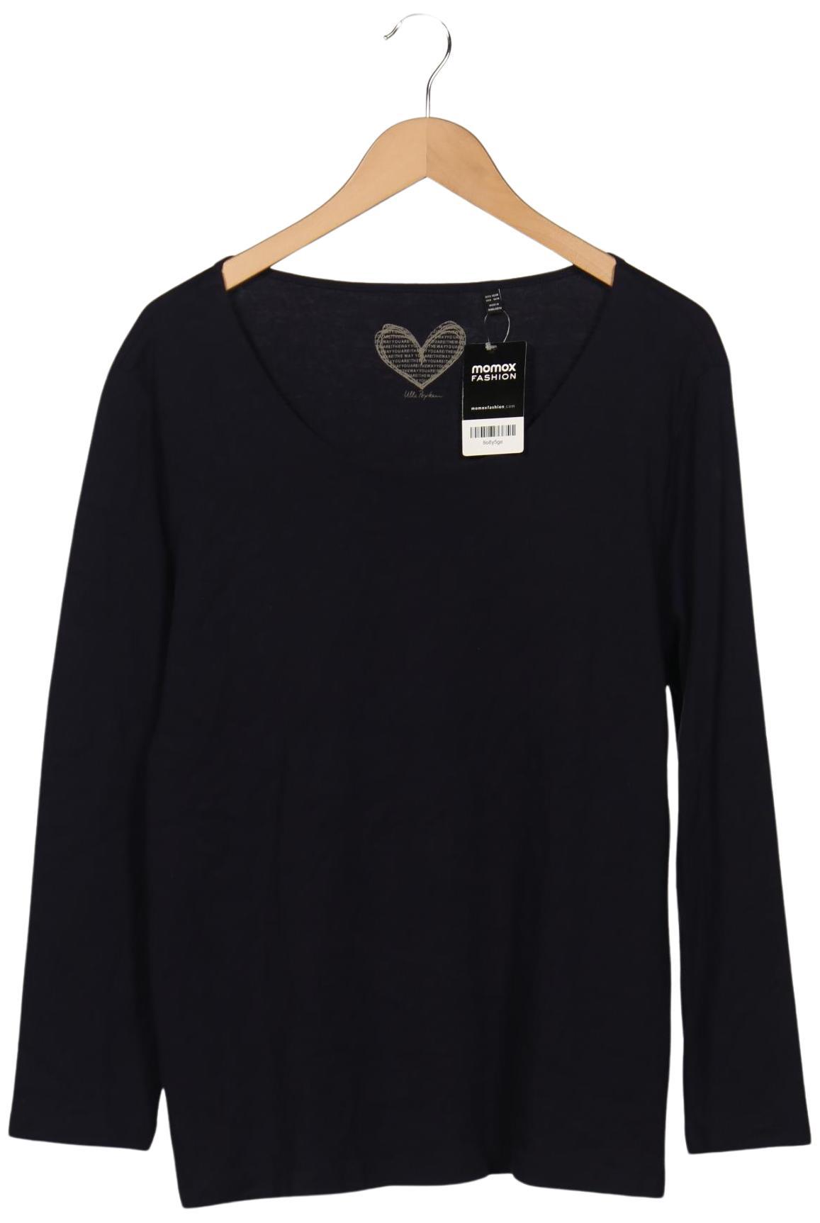 

Ulla Popken Damen Langarmshirt, marineblau, Gr. 48