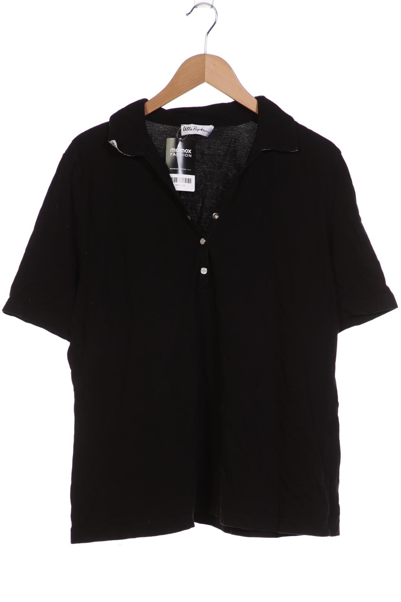 

Ulla Popken Damen Poloshirt, schwarz, Gr. 48