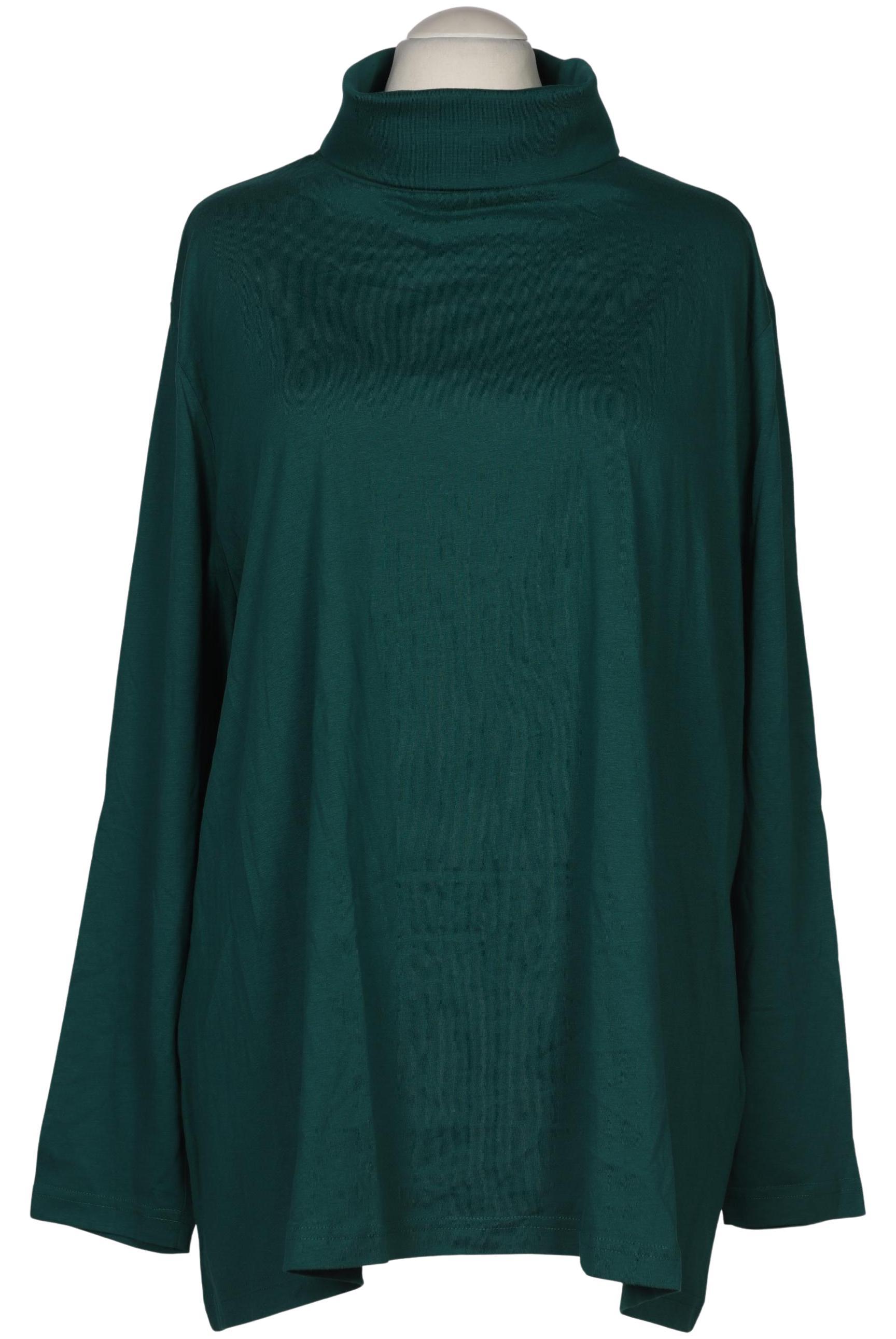 

Ulla Popken Damen Langarmshirt, grün, Gr. 58