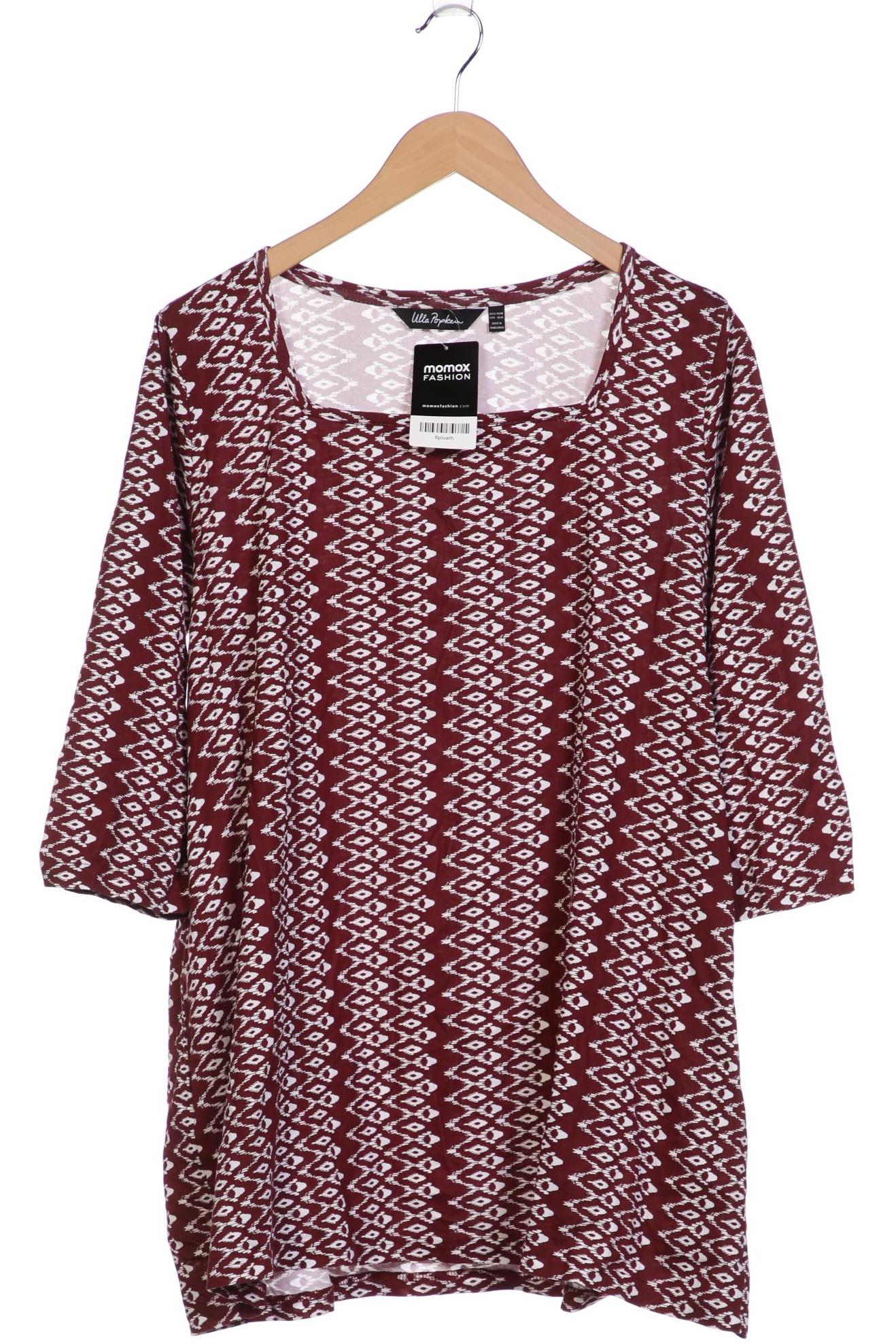 

Ulla Popken Damen Langarmshirt, bordeaux, Gr. 46