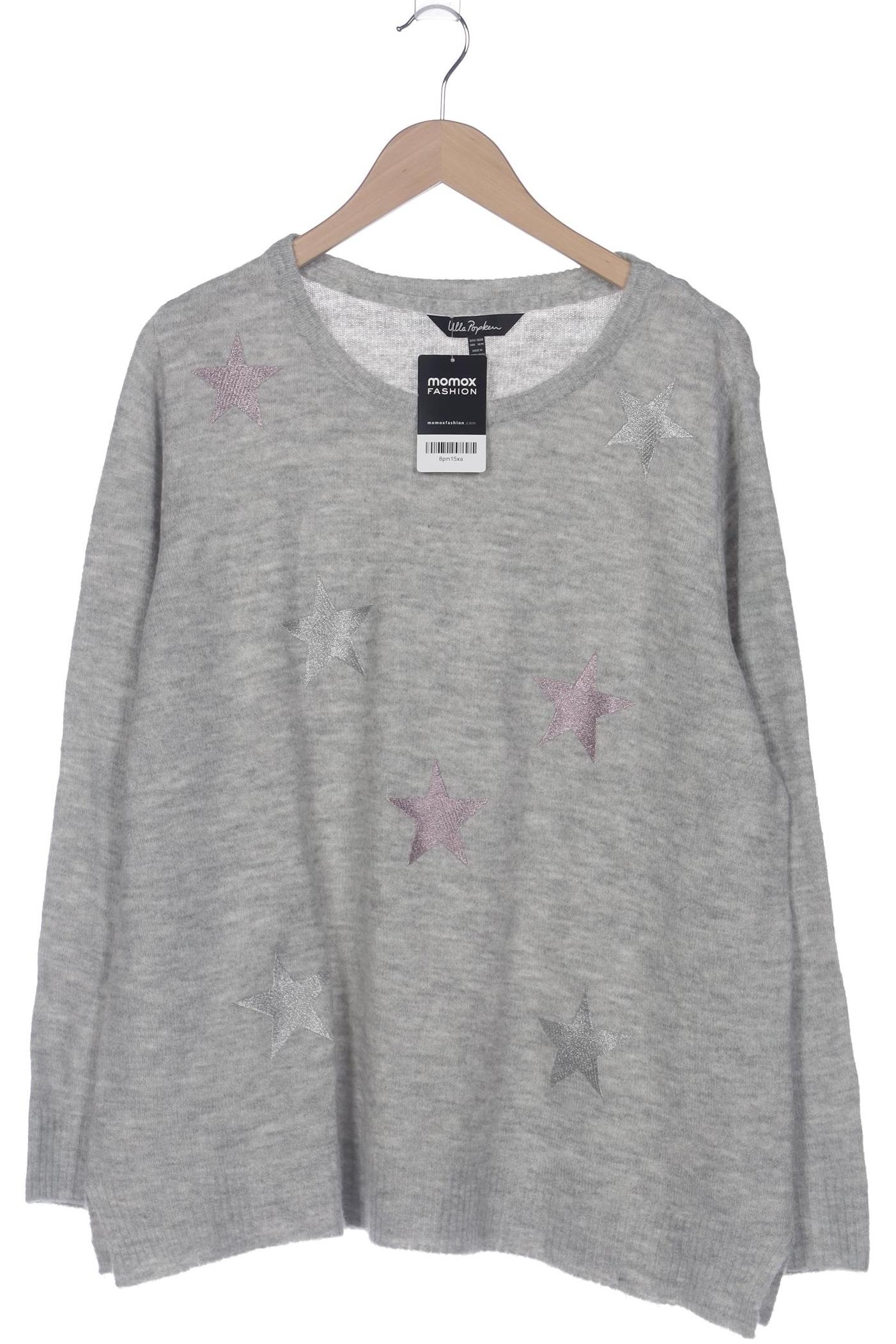 

Ulla Popken Damen Pullover, grau, Gr. 46
