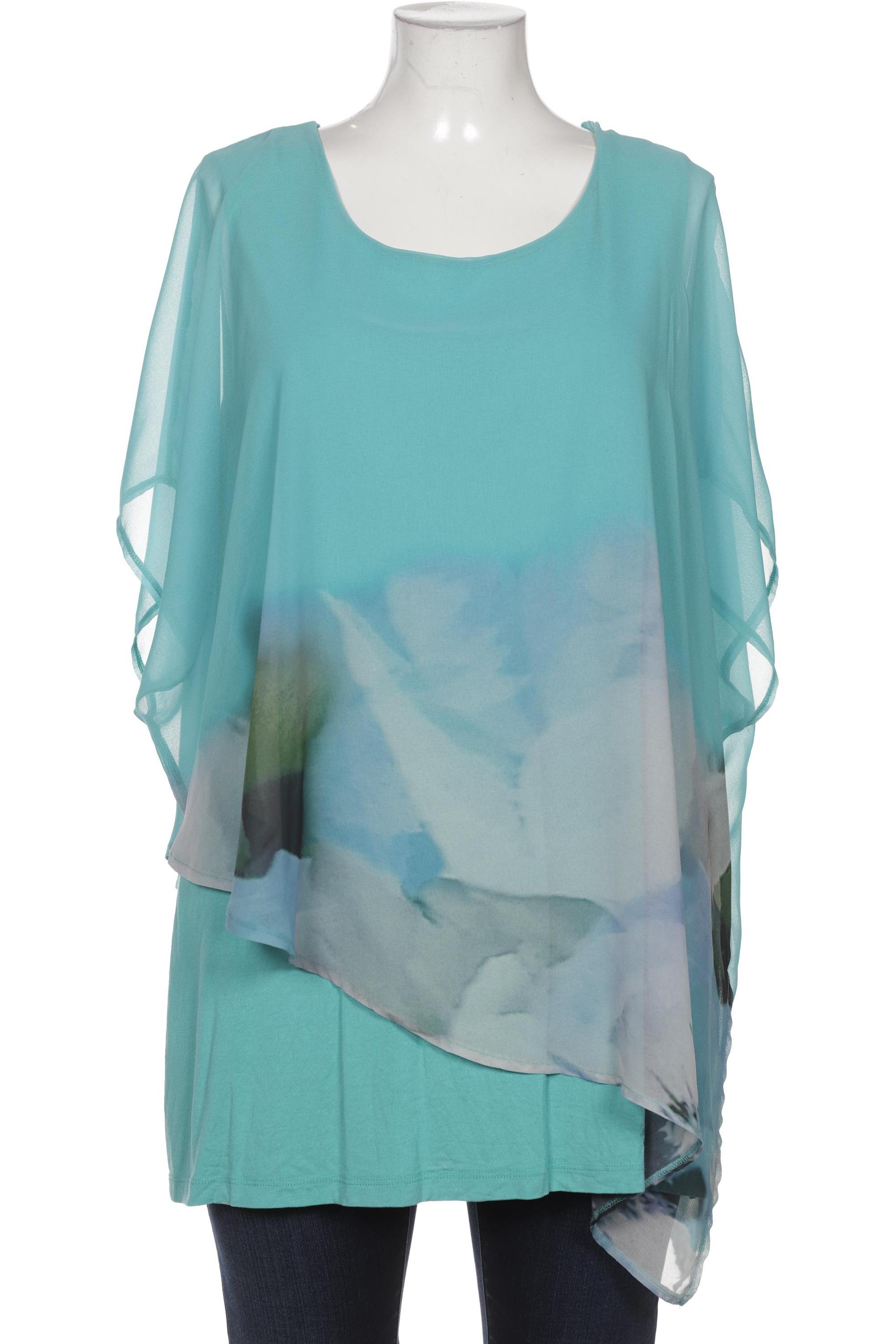 

Ulla Popken Damen Bluse, türkis, Gr. 46