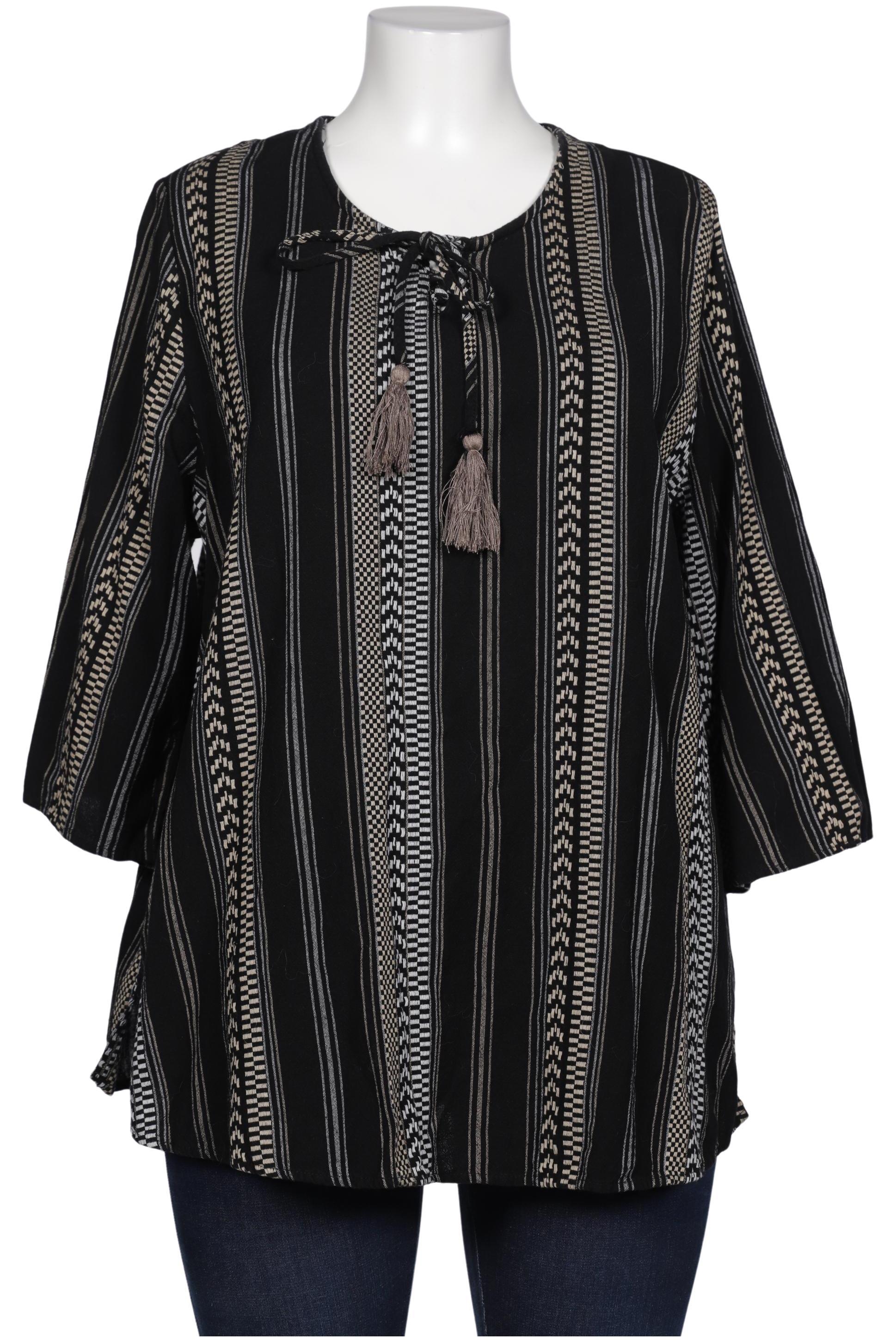 

Ulla Popken Damen Bluse, schwarz, Gr. 46