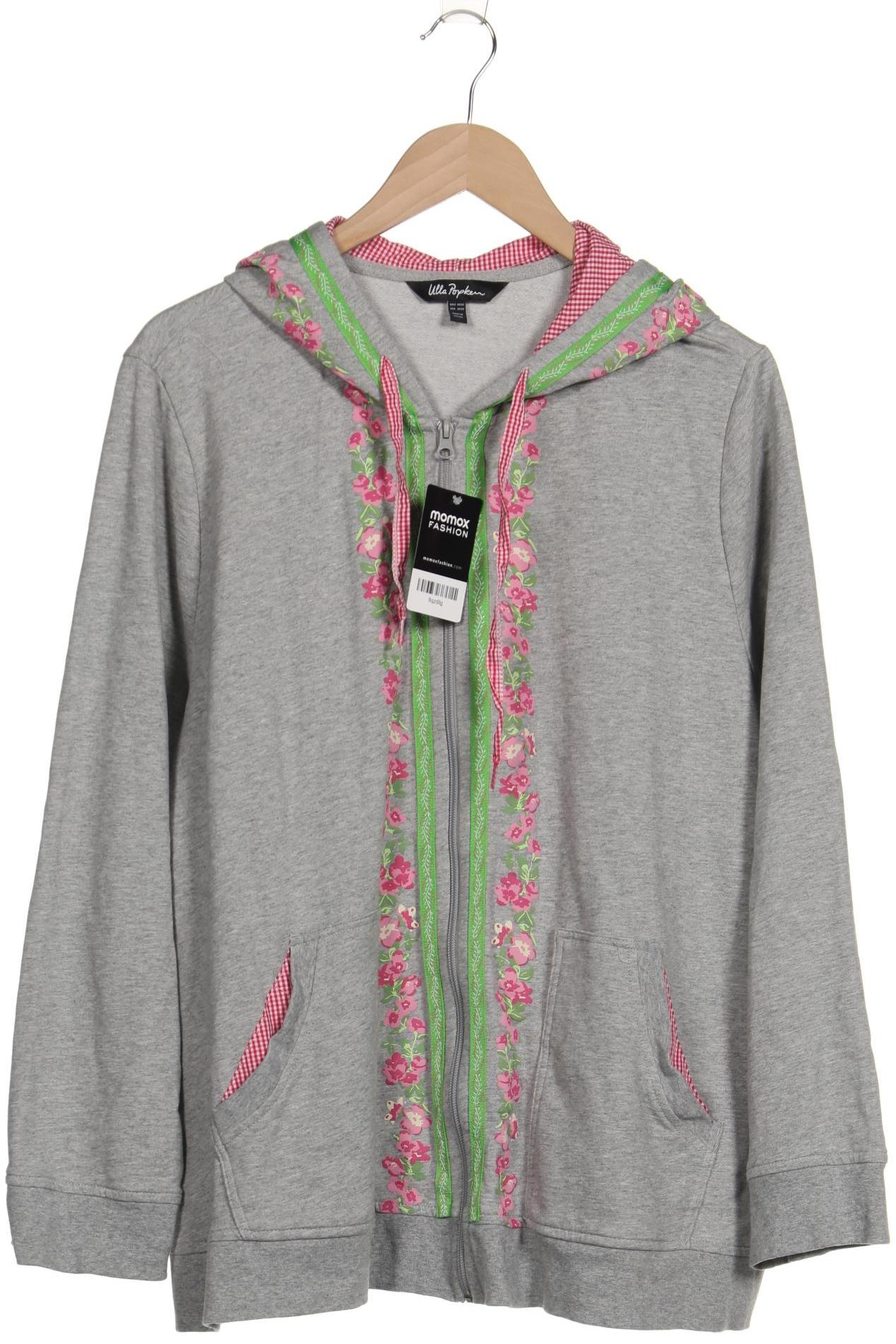 

Ulla Popken Damen Kapuzenpullover, grau, Gr. 50
