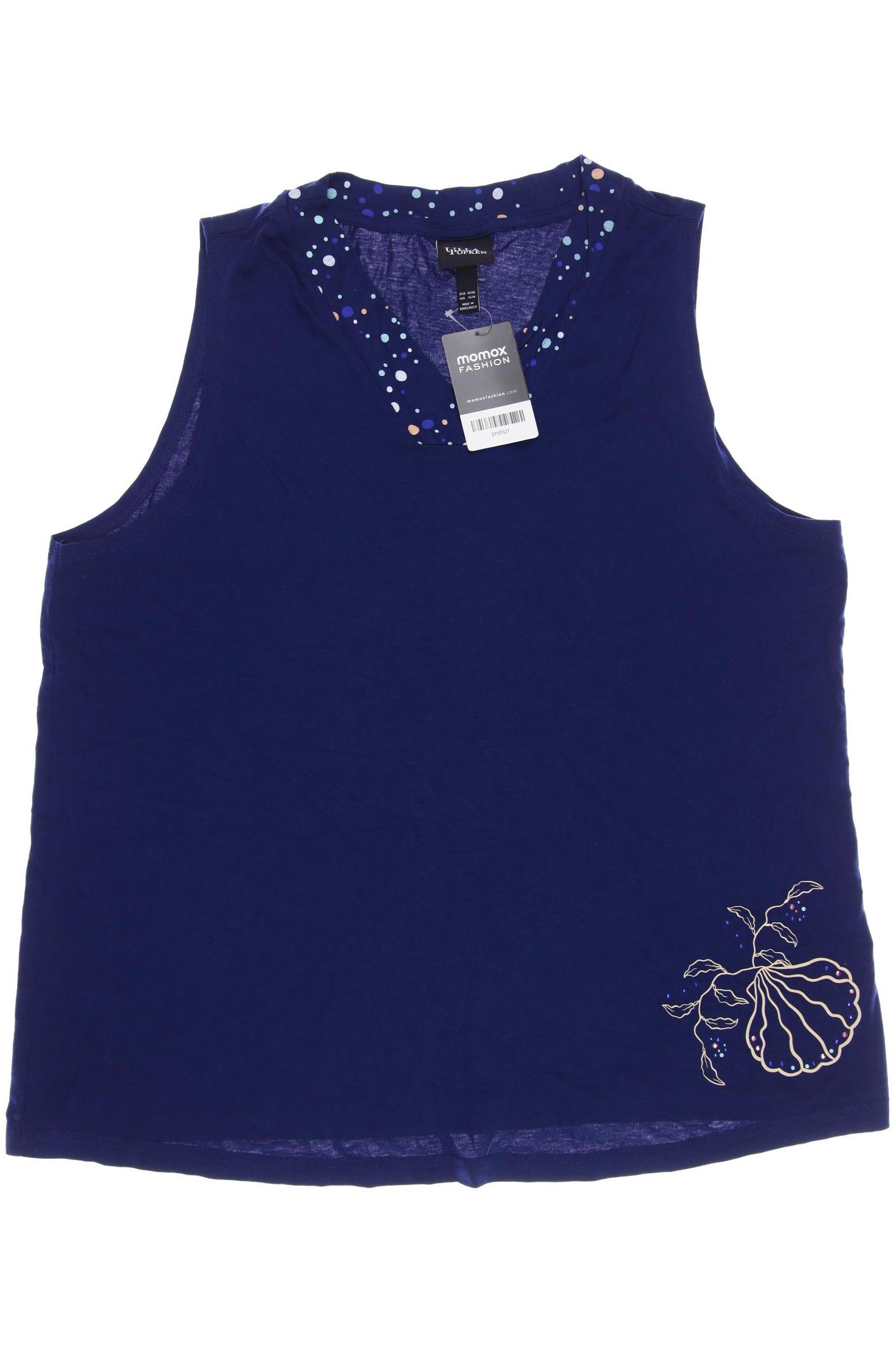 

Ulla Popken Damen Top, marineblau
