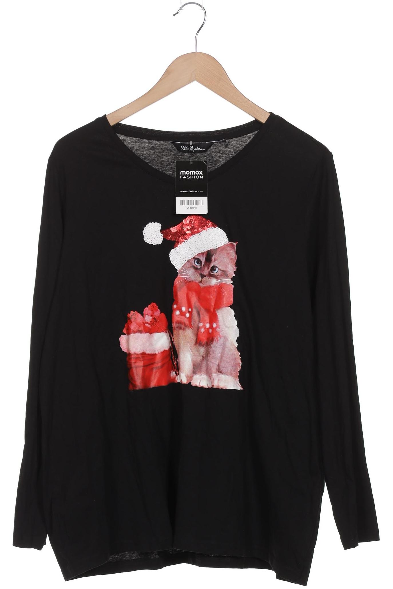 

Ulla Popken Damen Langarmshirt, schwarz, Gr. 46