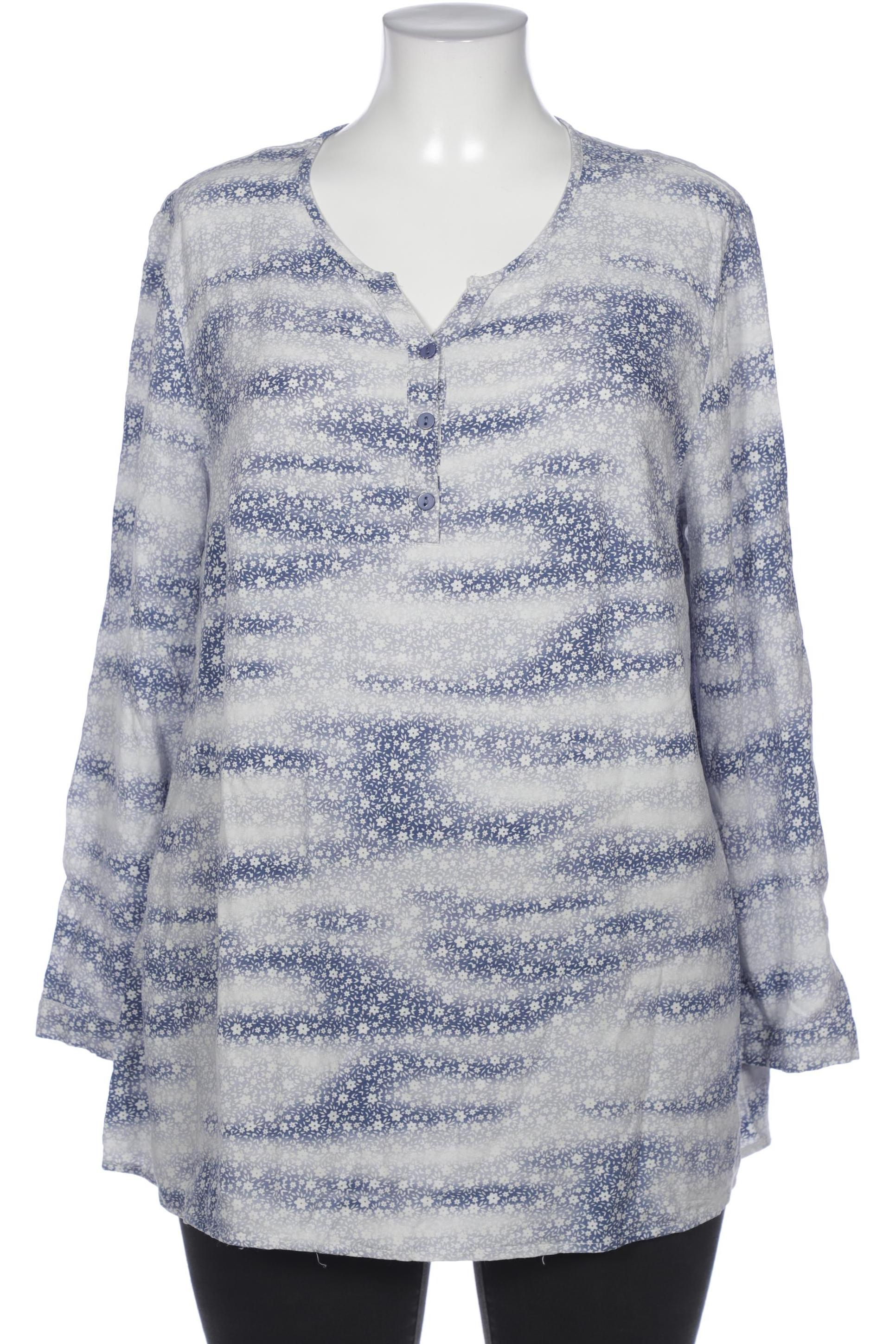 

Ulla Popken Damen Bluse, blau, Gr. 46