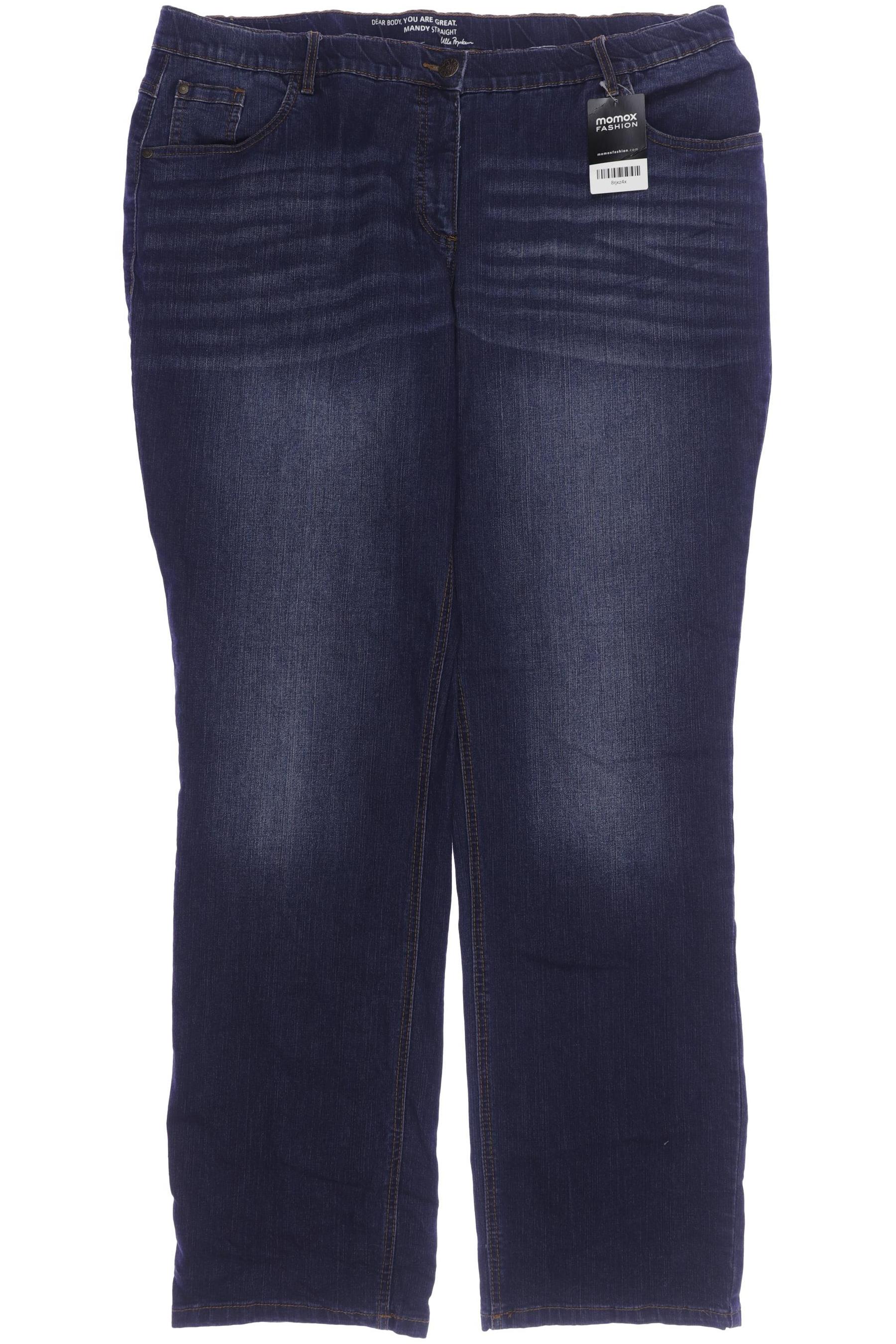 

Ulla Popken Damen Jeans, marineblau, Gr. 100