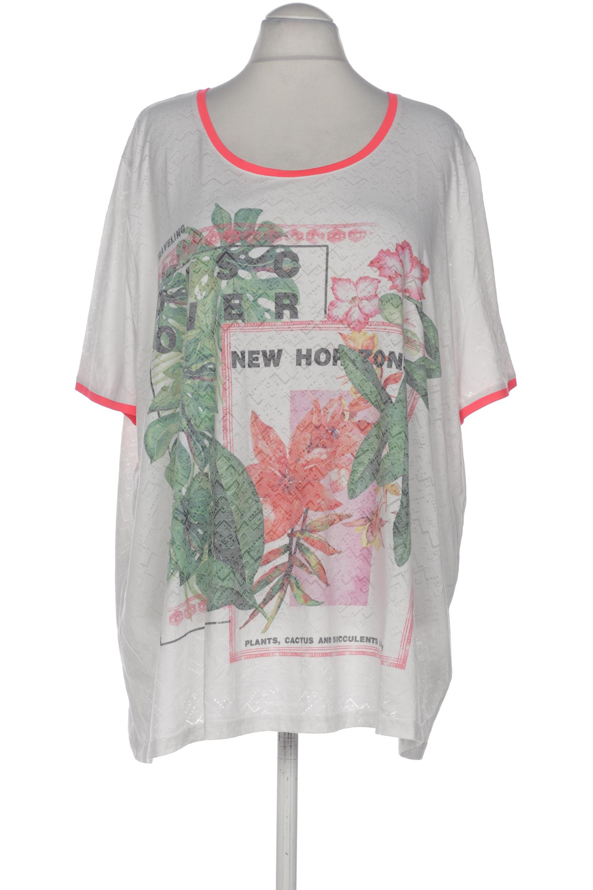 

Ulla Popken Damen T-Shirt, weiß, Gr. 54