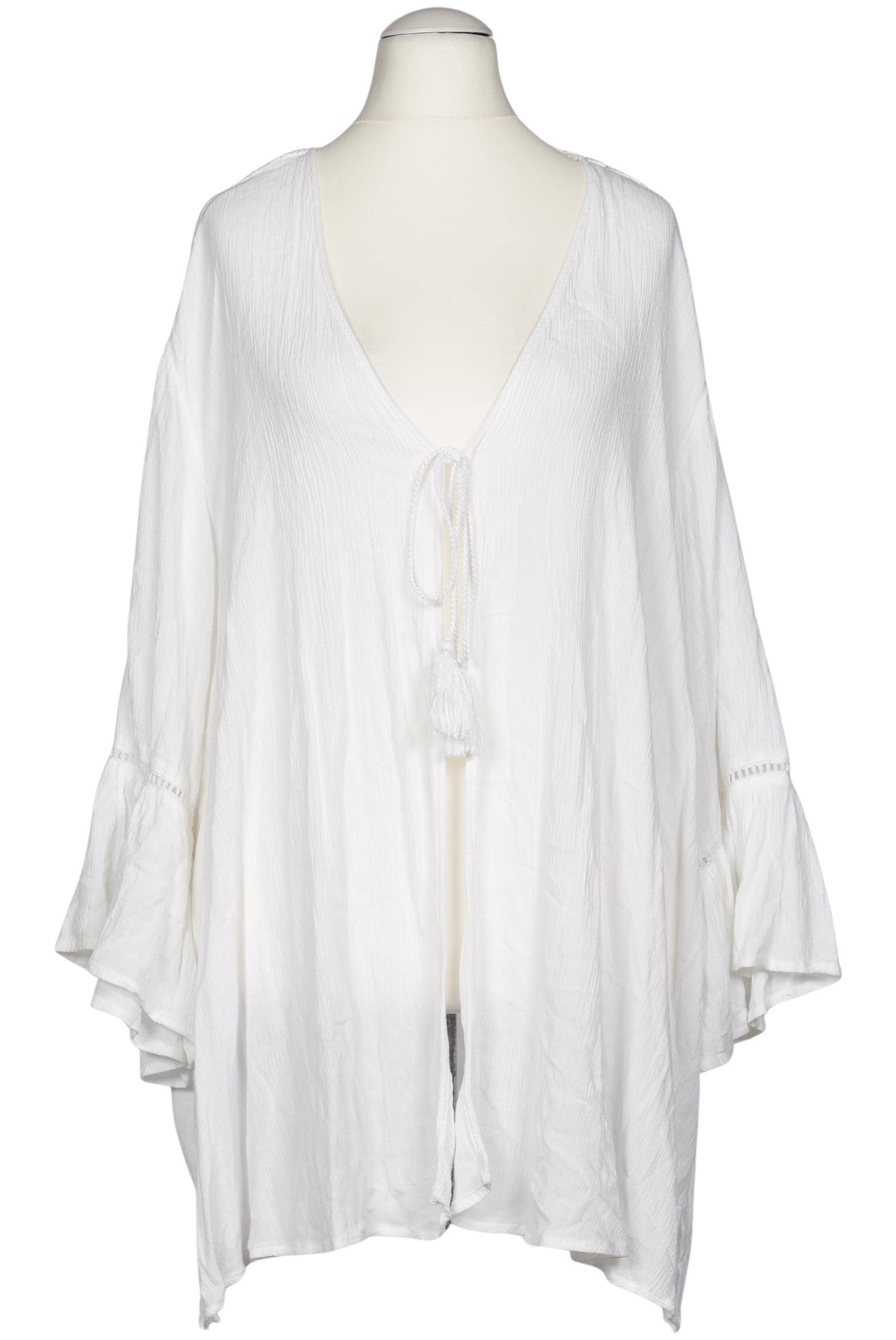 

Ulla Popken Damen Bluse, weiß, Gr. 58